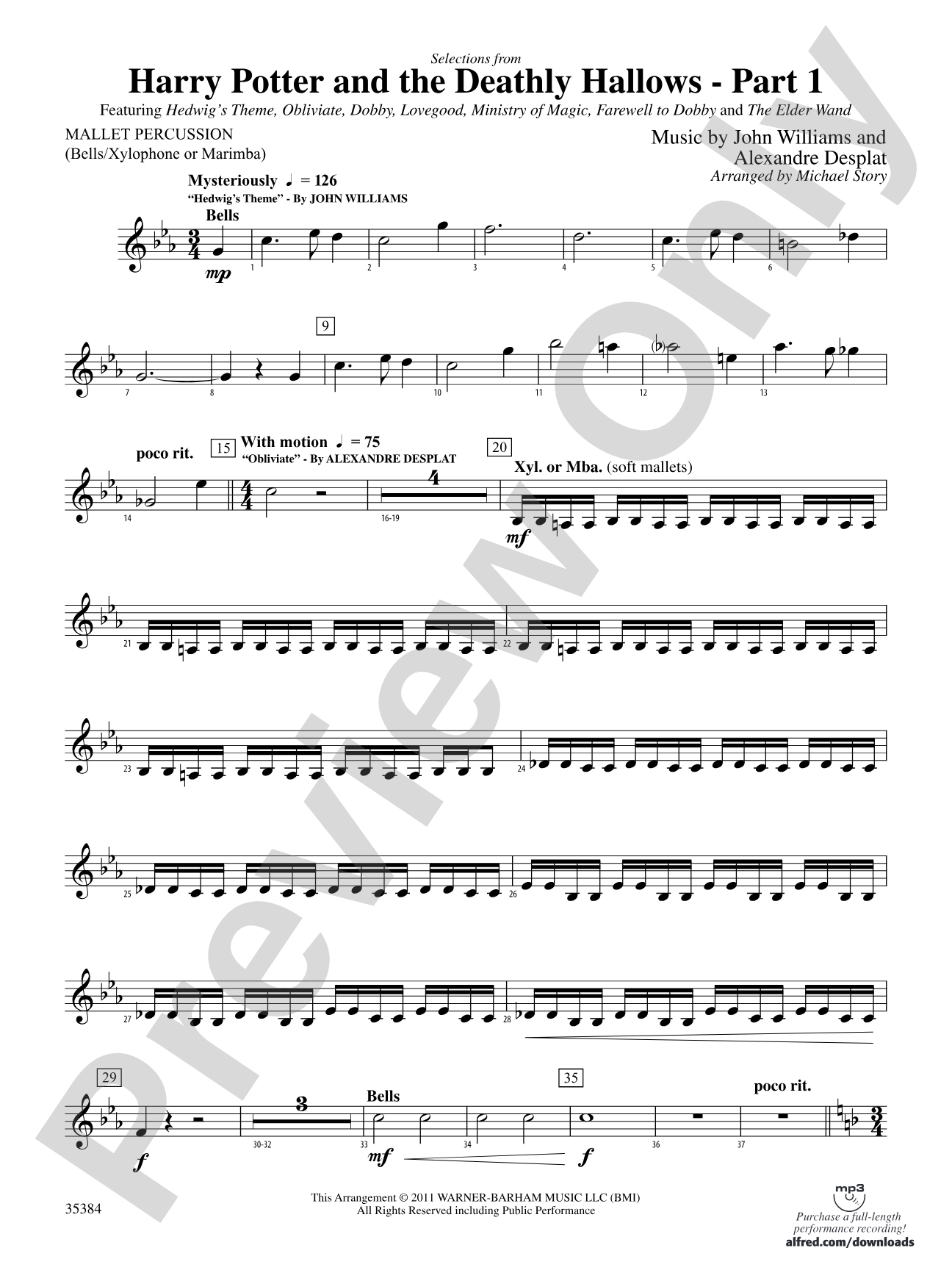 Harry Potter and the Deathly Hallows, Part 1, Selections from: Mallets