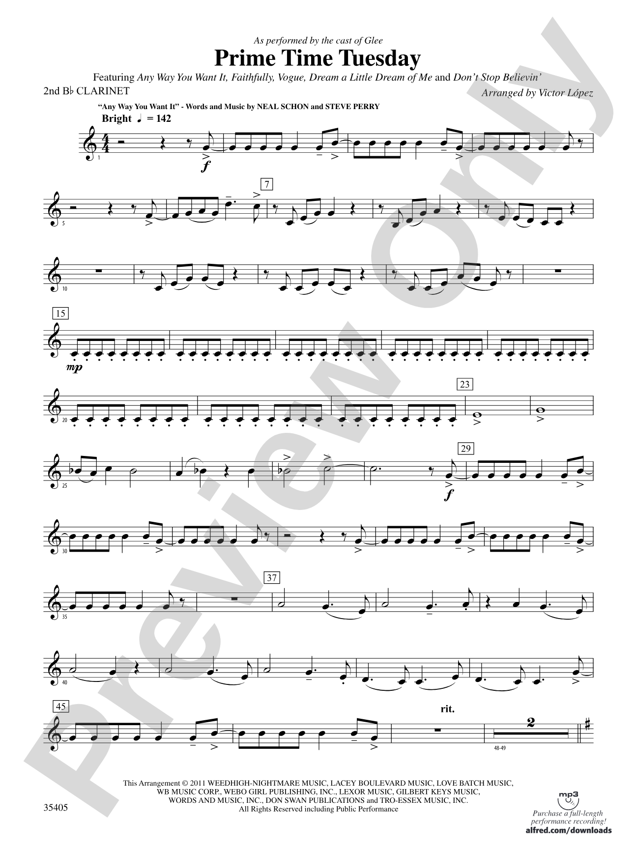 Prime Time Tuesday: 2nd B-flat Clarinet