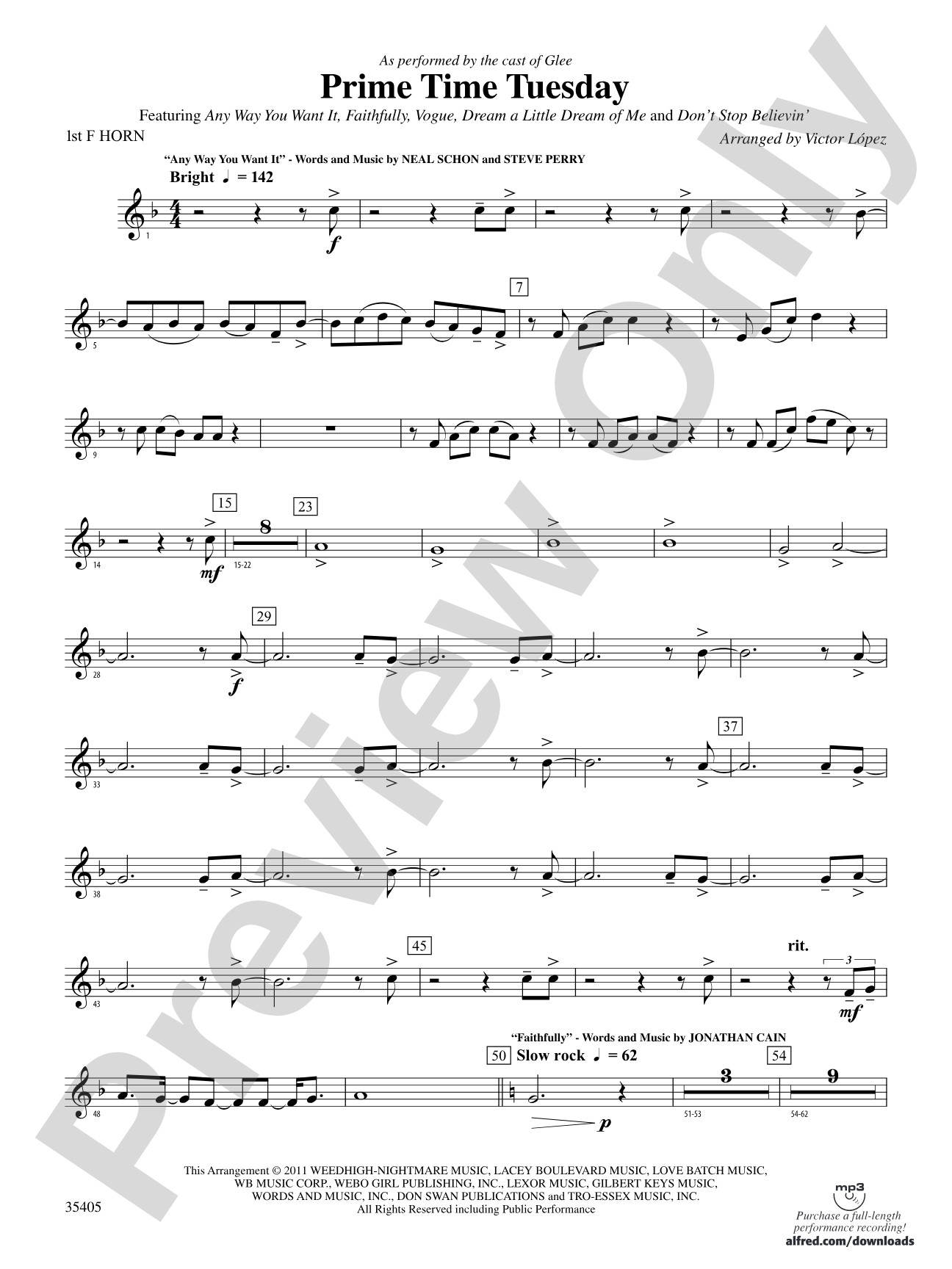 Prime Time Tuesday: 1st F Horn