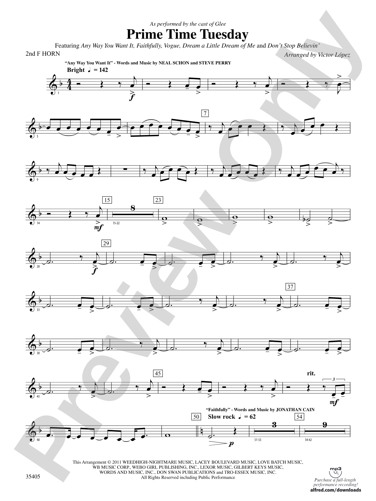 Prime Time Tuesday: 2nd F Horn
