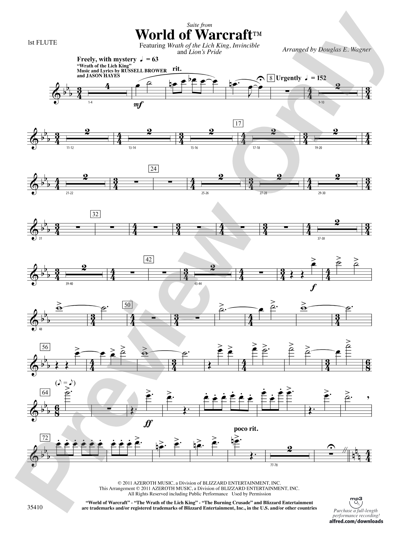 World of Warcraft, Suite from: Flute