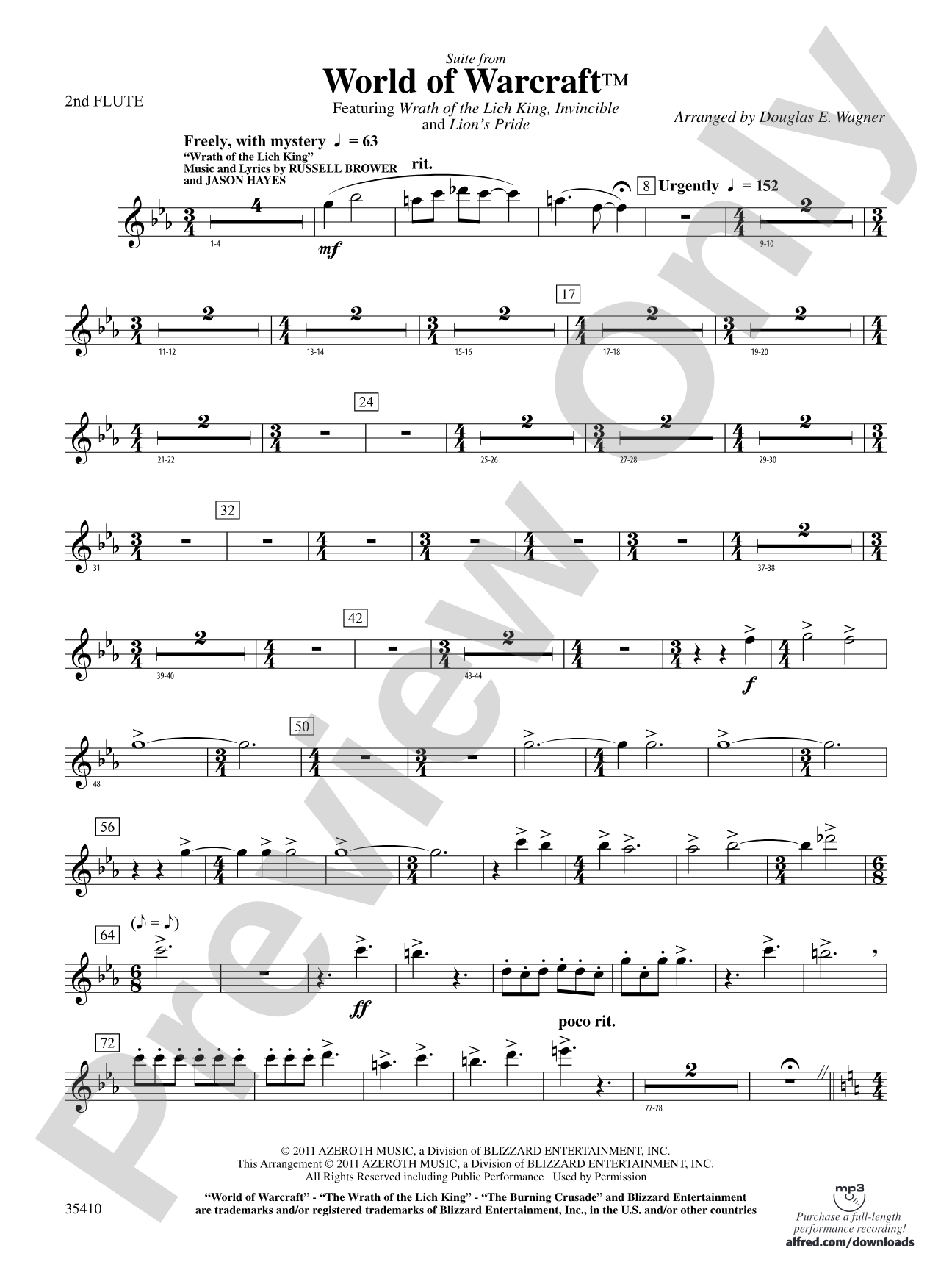World of Warcraft, Suite from: 2nd Flute