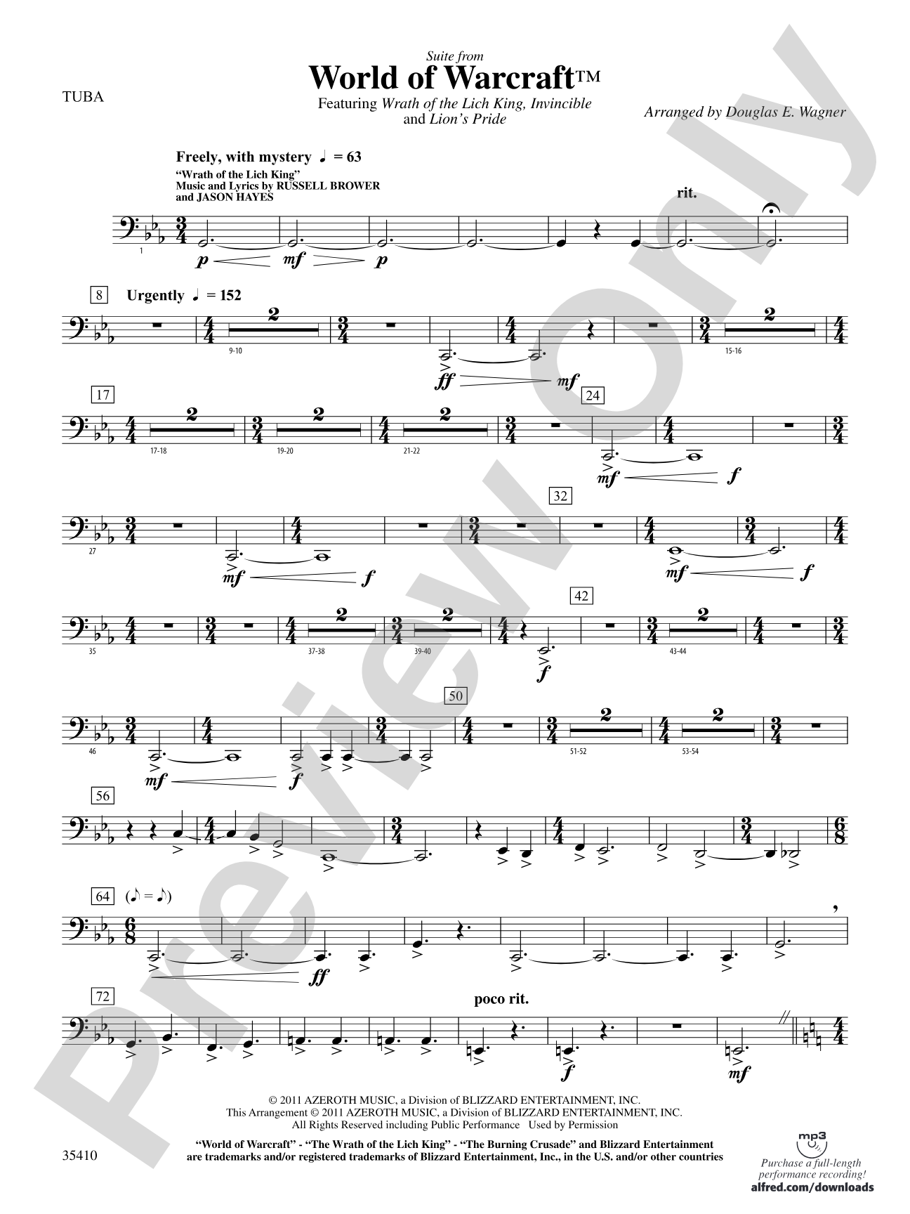 World of Warcraft, Suite from: Tuba