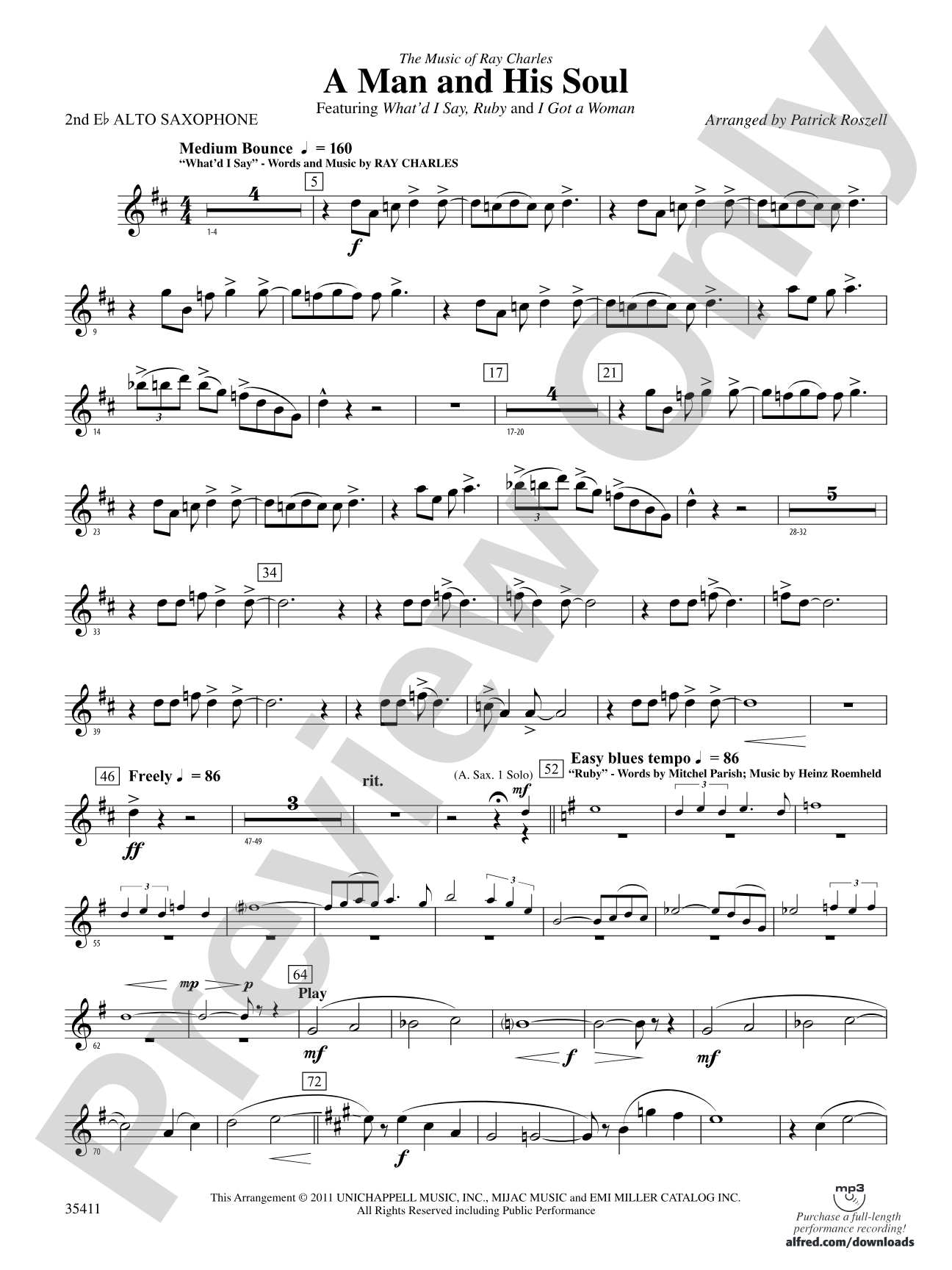 A Man and His Soul: 2nd E-flat Alto Saxophone