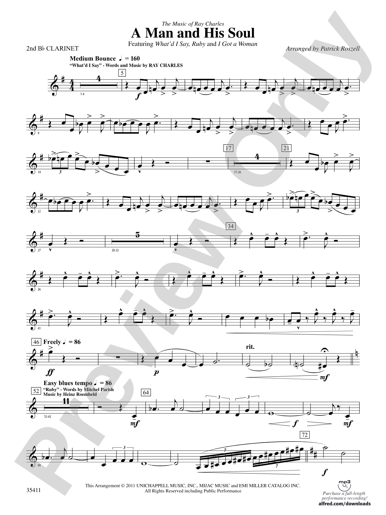 A Man and His Soul: 2nd B-flat Clarinet