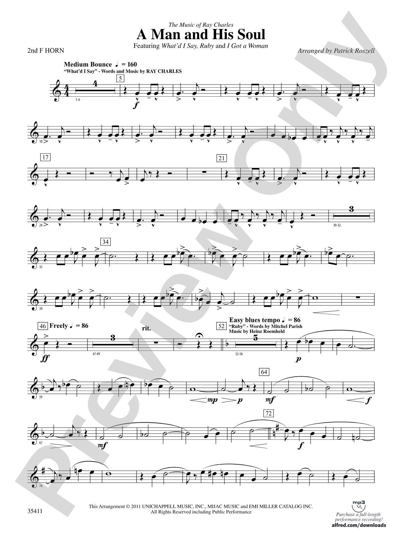 A Man and His Soul: 2nd F Horn