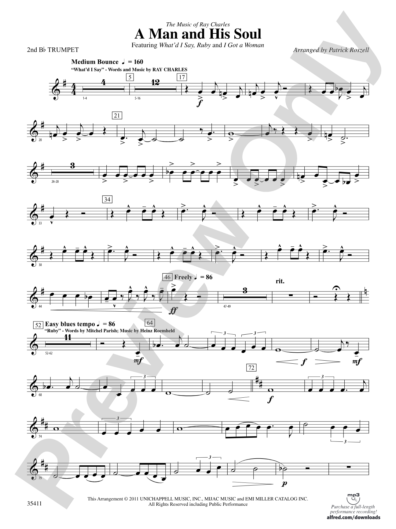 A Man and His Soul: 2nd B-flat Trumpet