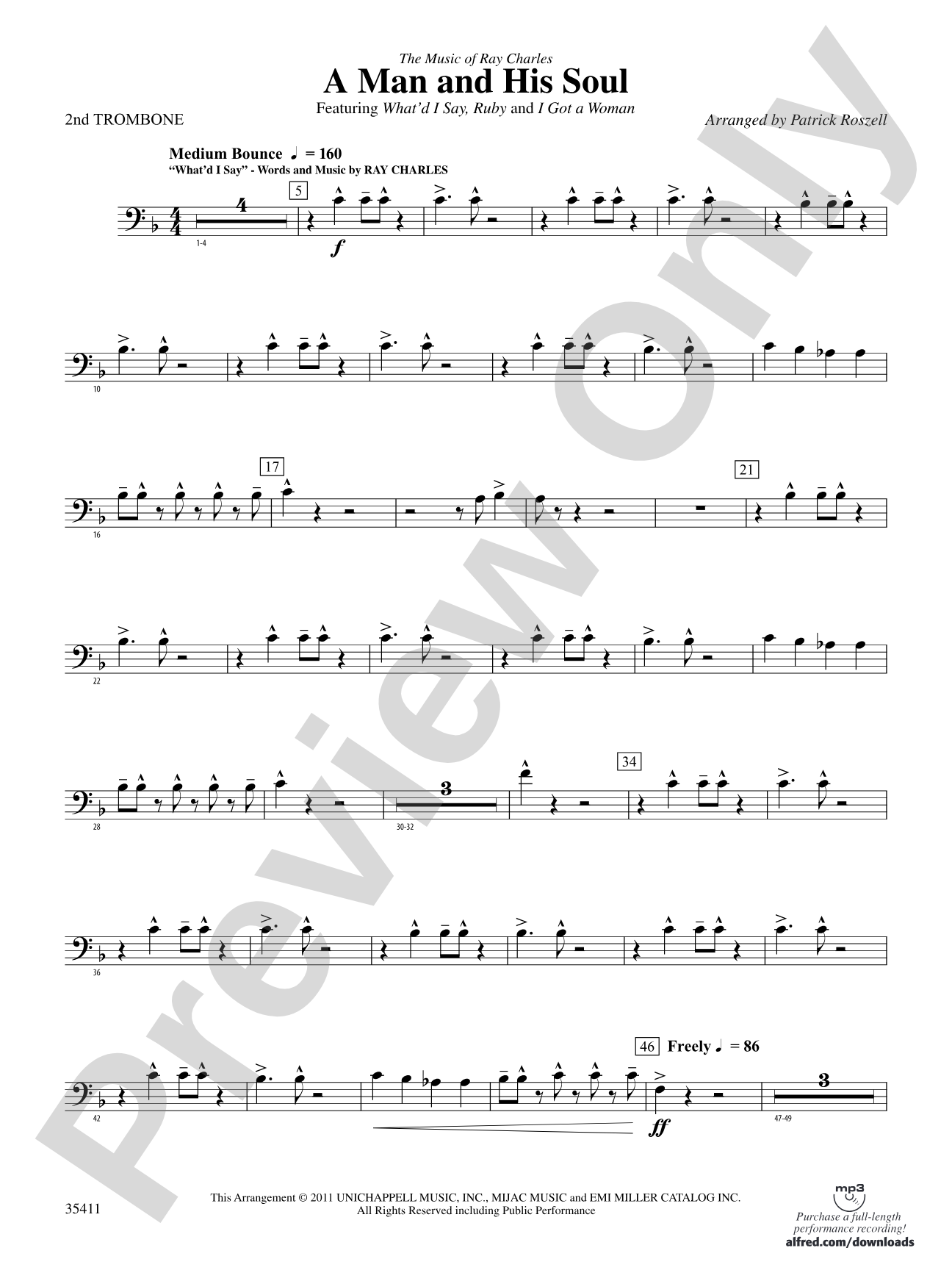A Man and His Soul: 2nd Trombone
