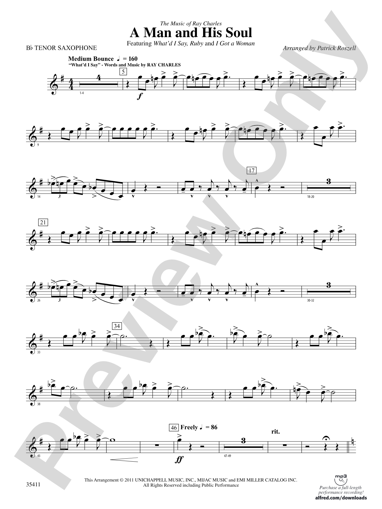 A Man and His Soul: B-flat Tenor Saxophone