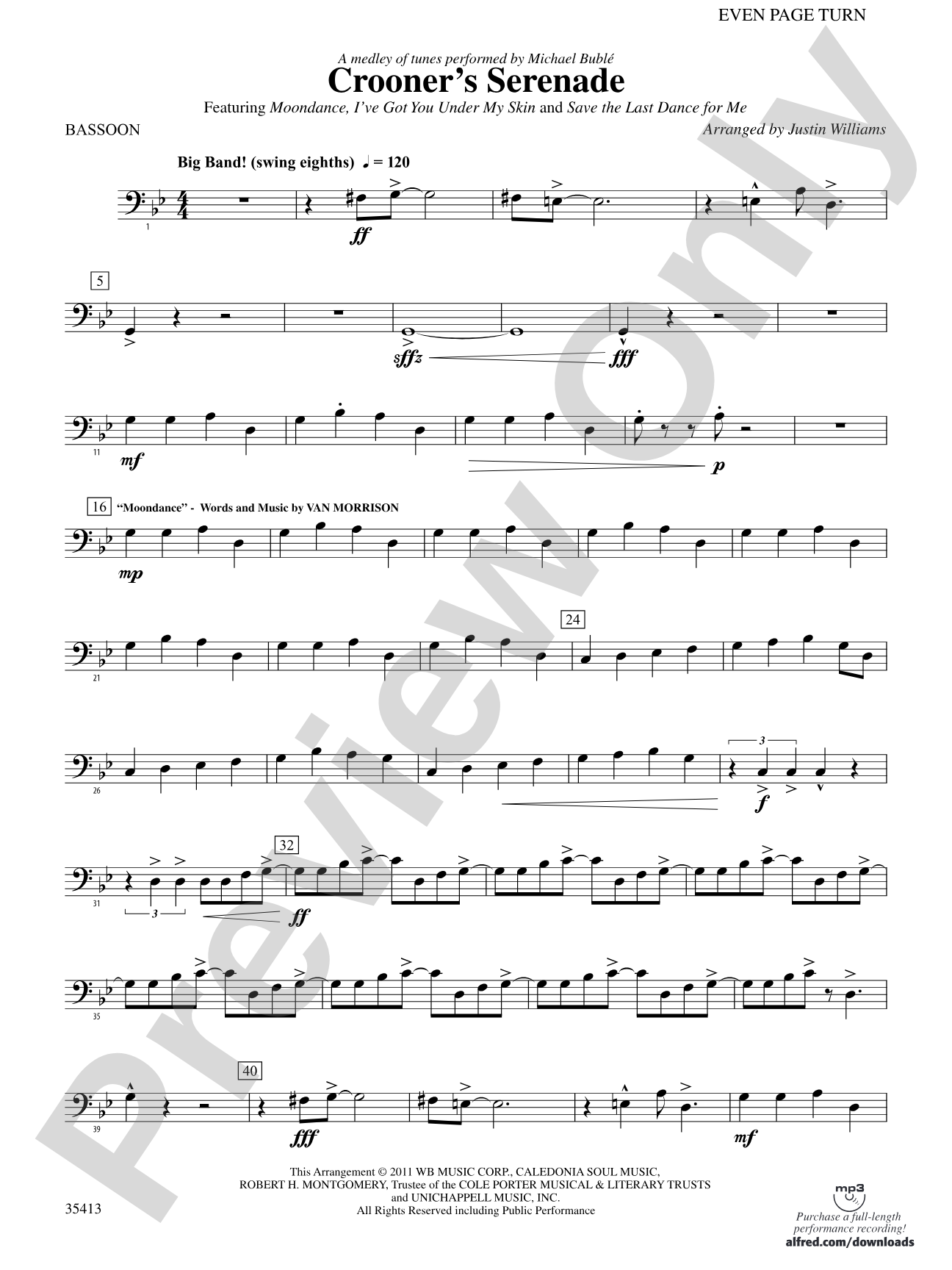 Crooner’s Serenade: Bassoon
