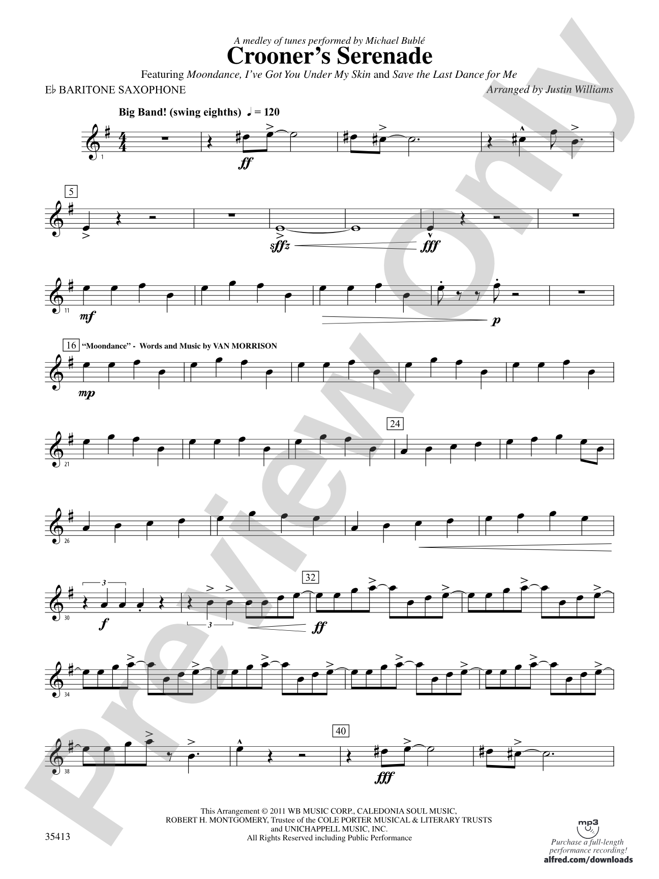 Crooner’s Serenade: E-flat Baritone Saxophone