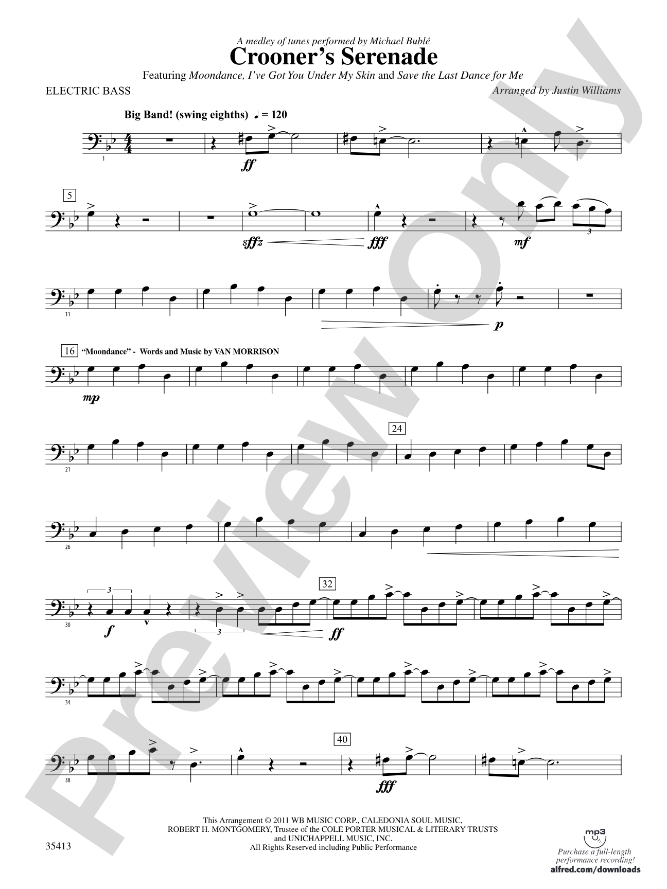 Crooner’s Serenade: Electric Bass