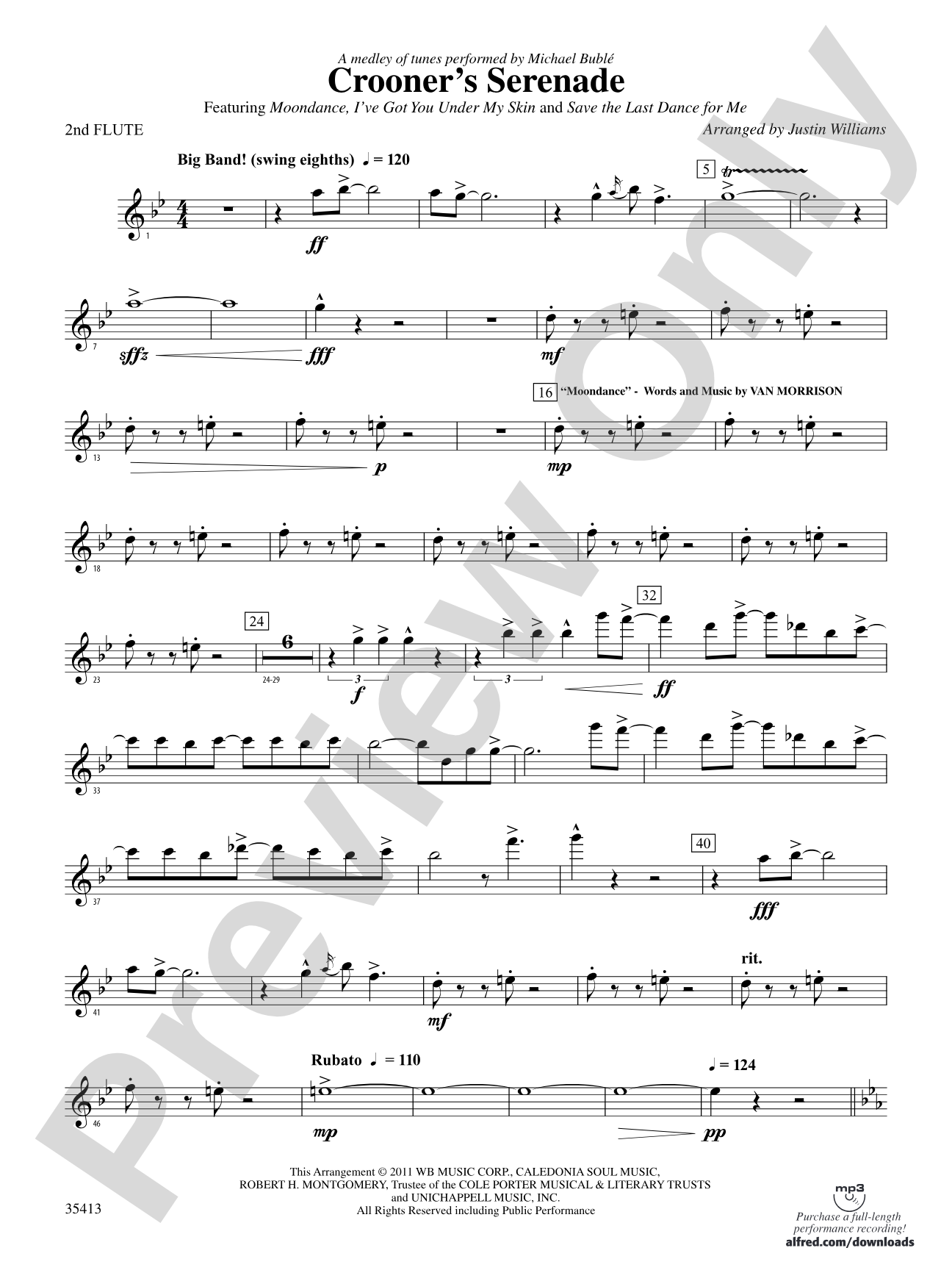 Crooner’s Serenade: 2nd Flute