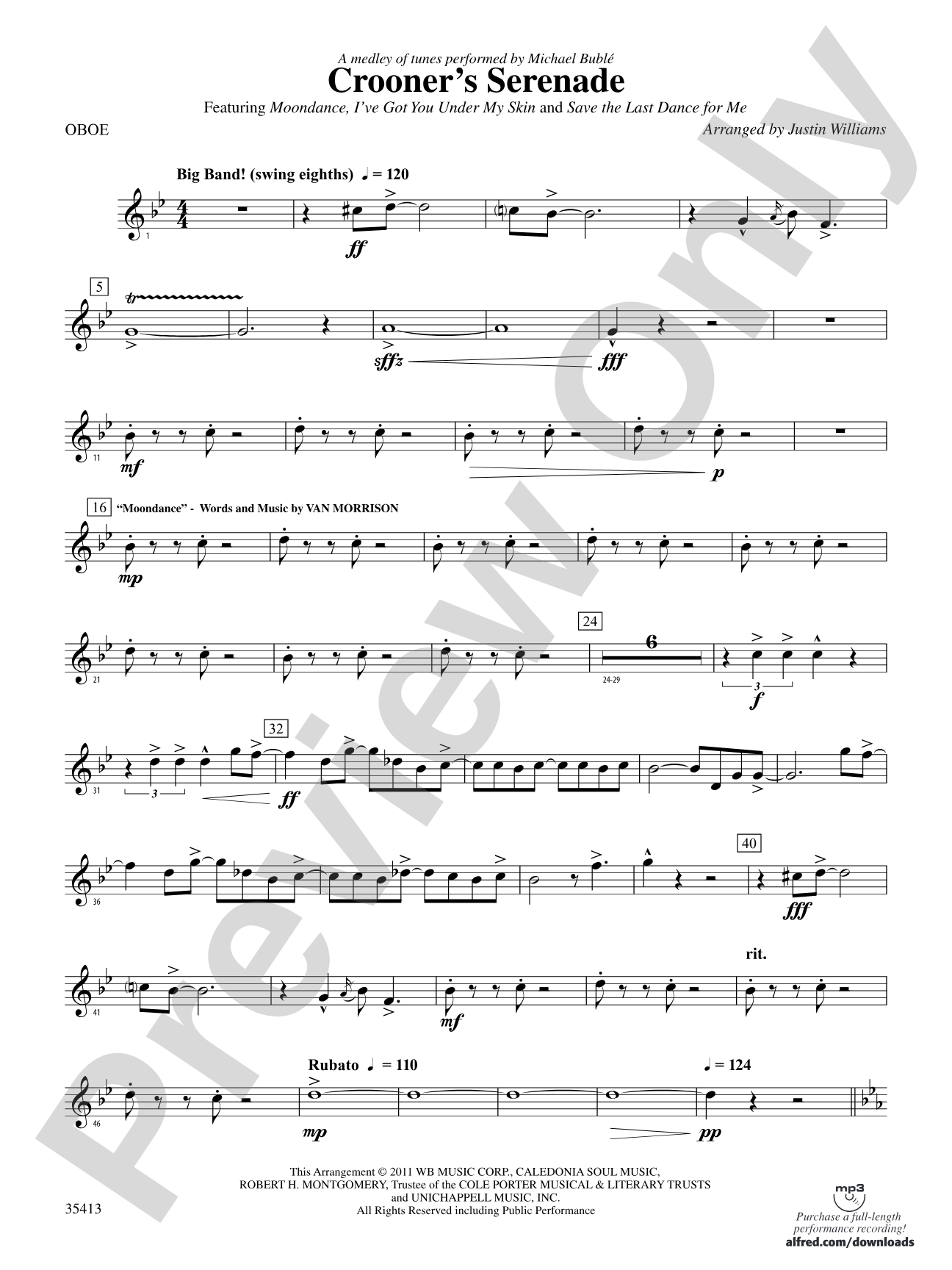 Crooner’s Serenade: Oboe
