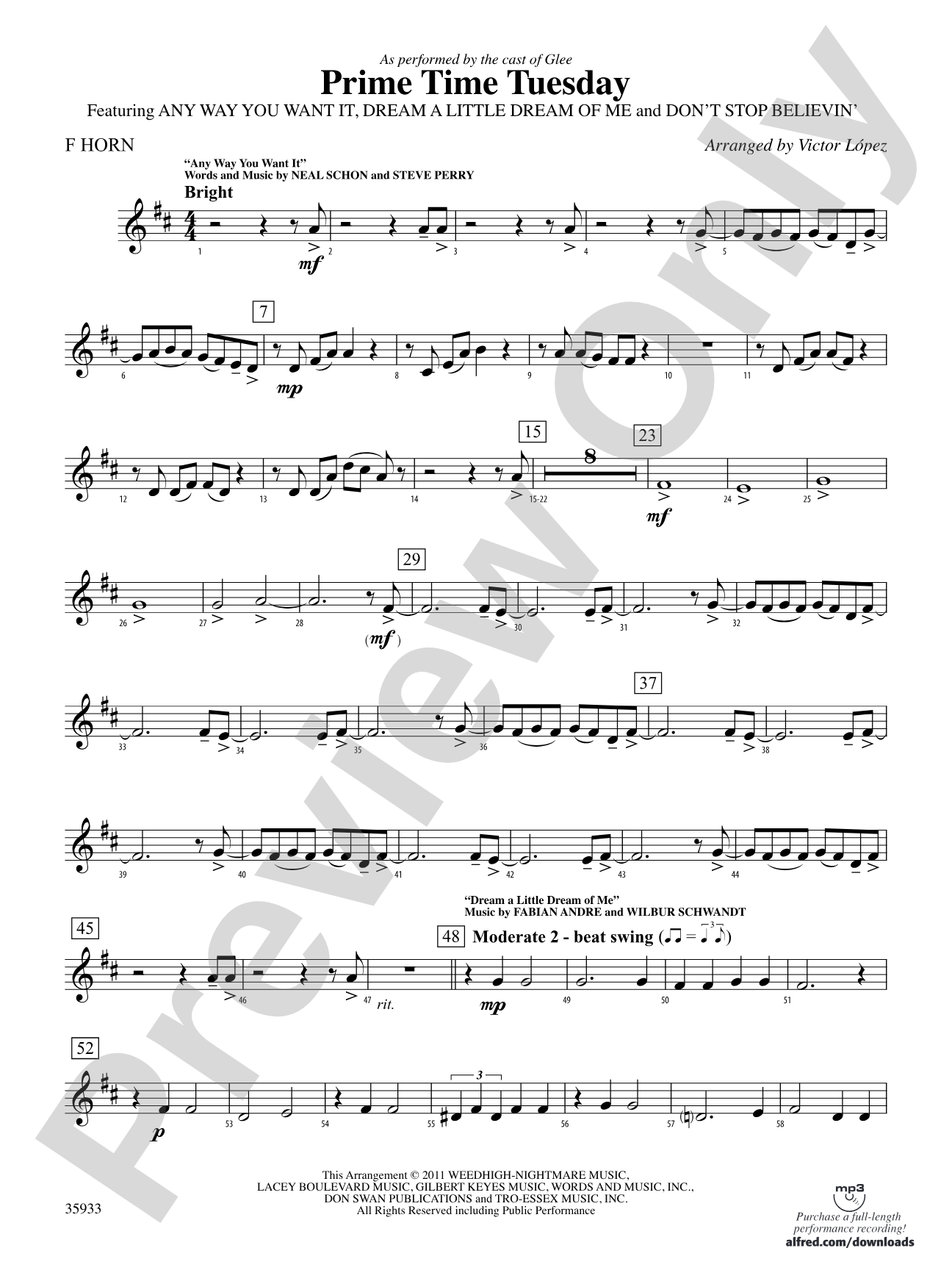 Prime Time Tuesday: 1st F Horn