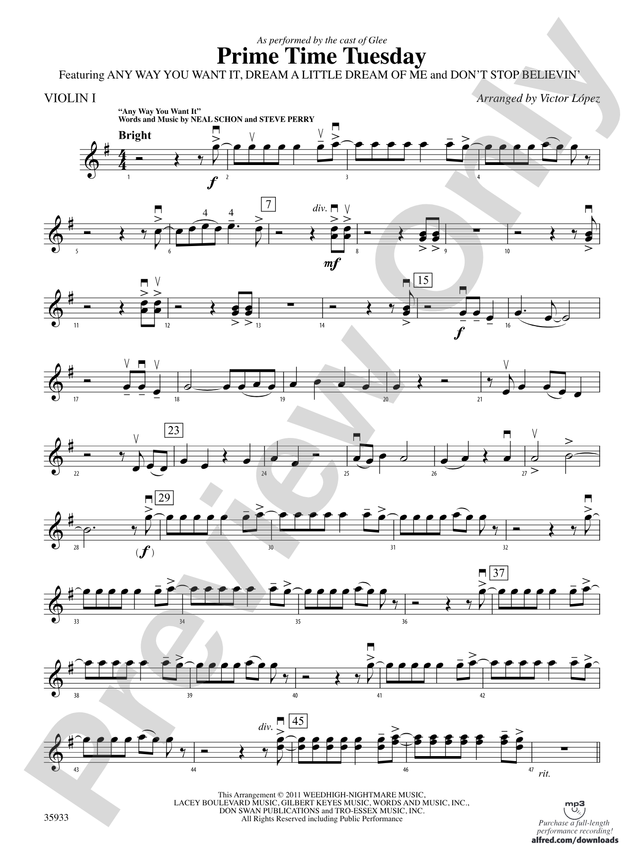 Prime Time Tuesday: 1st Violin