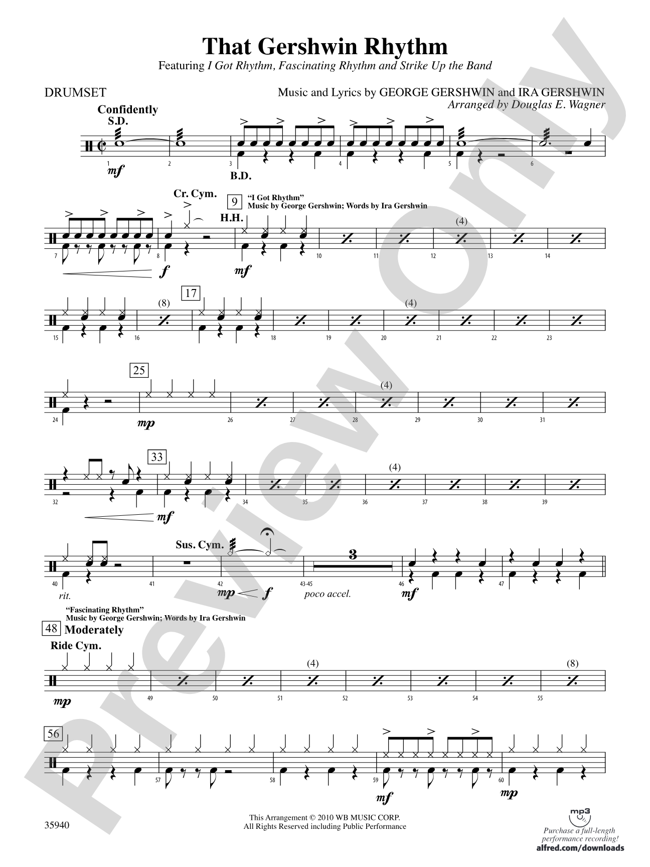 That Gershwin Rhythm: Drums