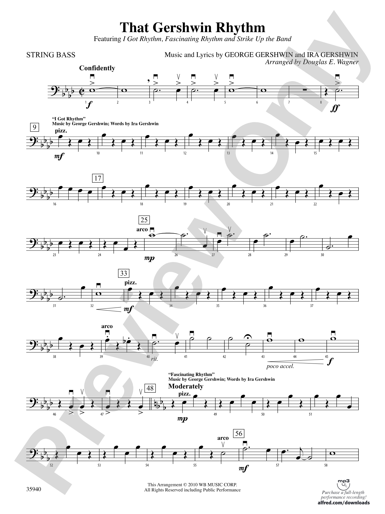 That Gershwin Rhythm: String Bass