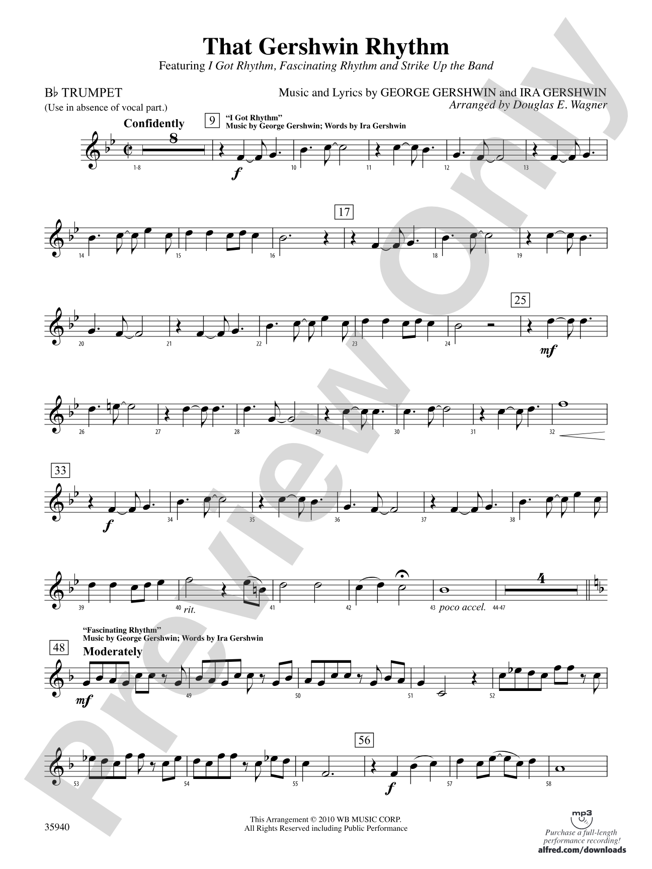 That Gershwin Rhythm: 1st B-flat Trumpet
