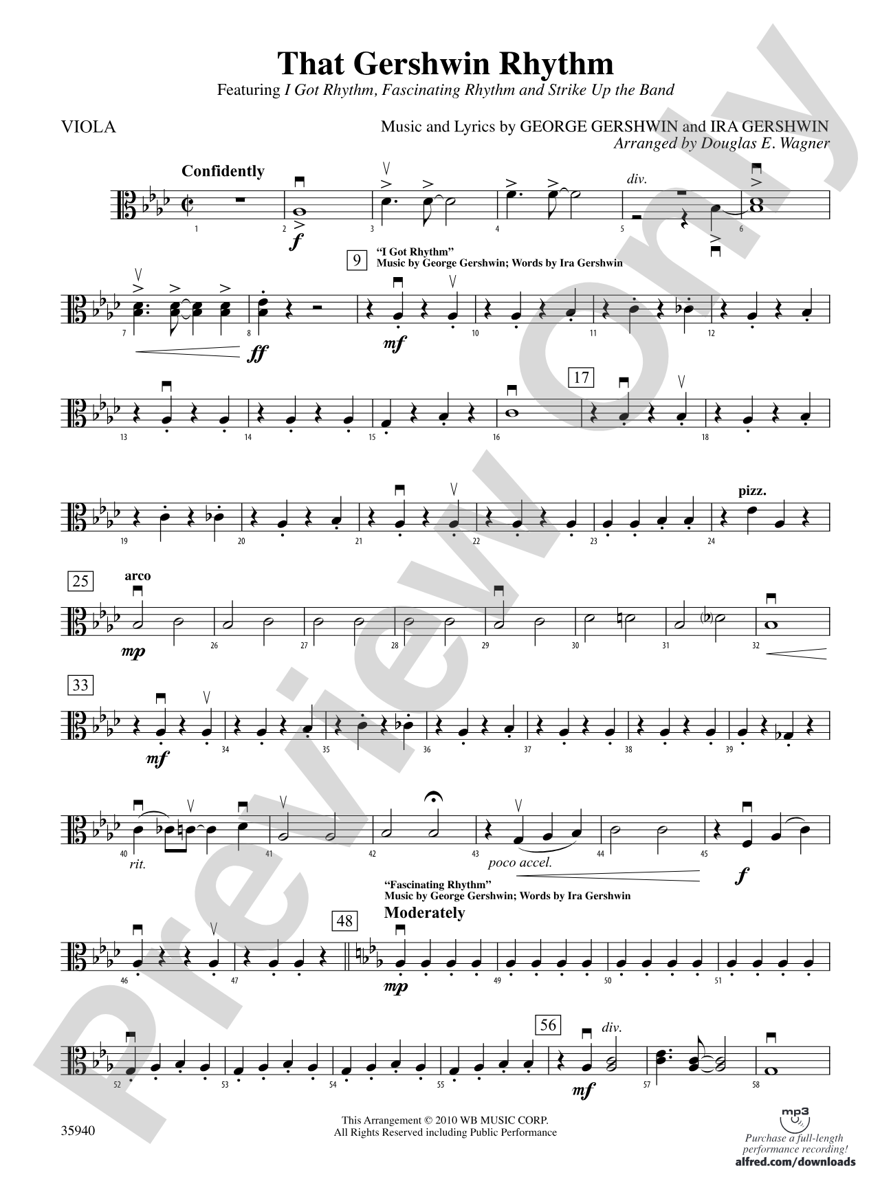 That Gershwin Rhythm: Viola