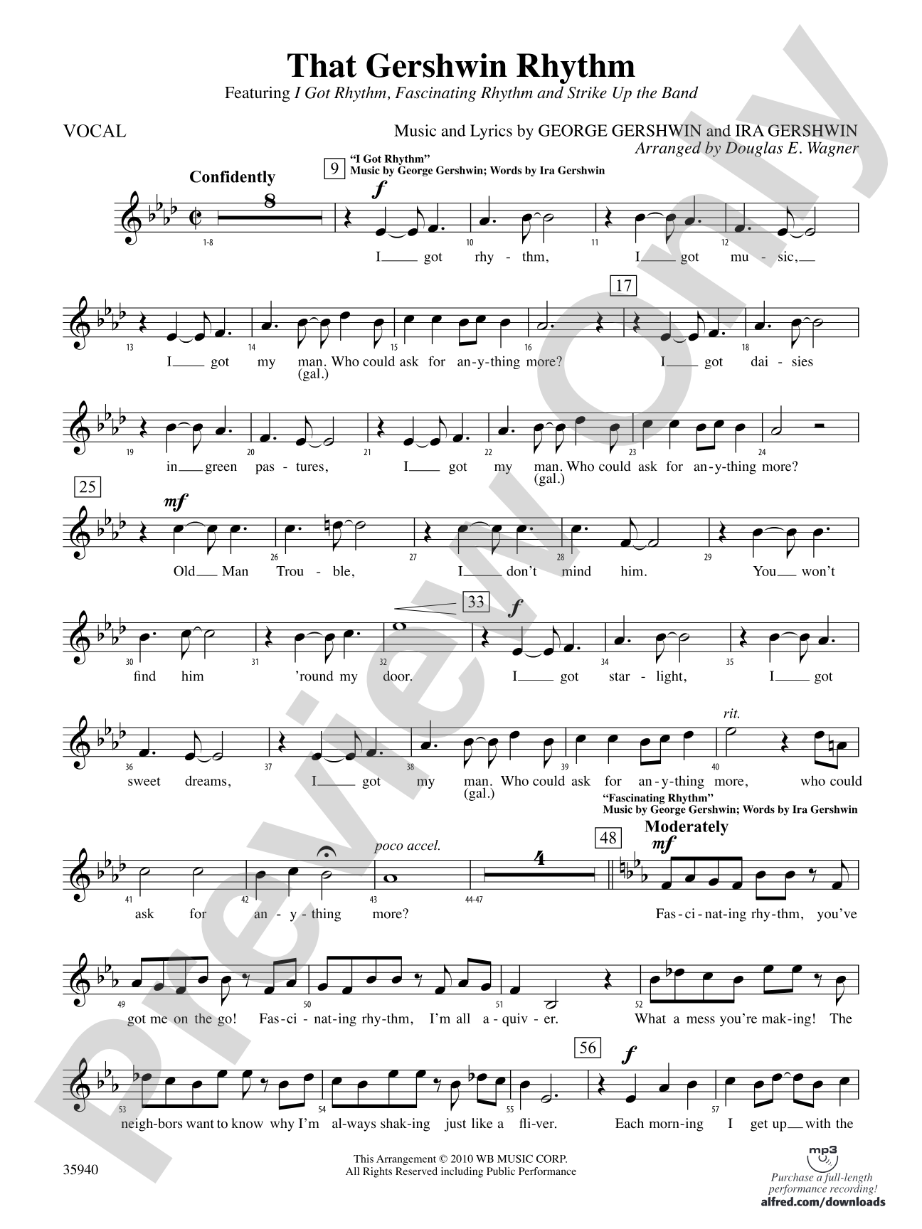 That Gershwin Rhythm: Vocals