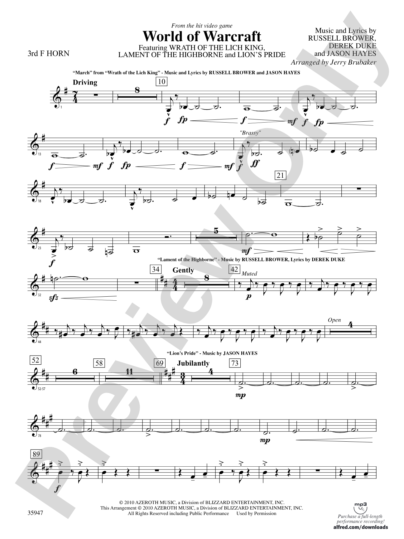 World of Warcraft: 3rd F Horn