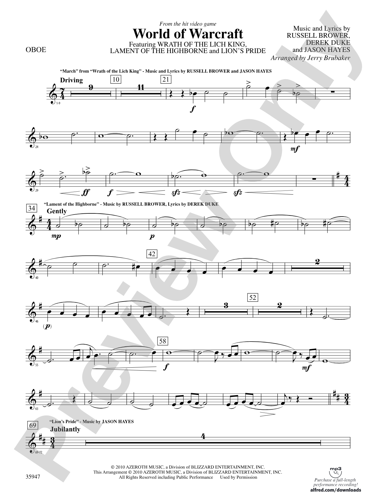 World of Warcraft: Oboe