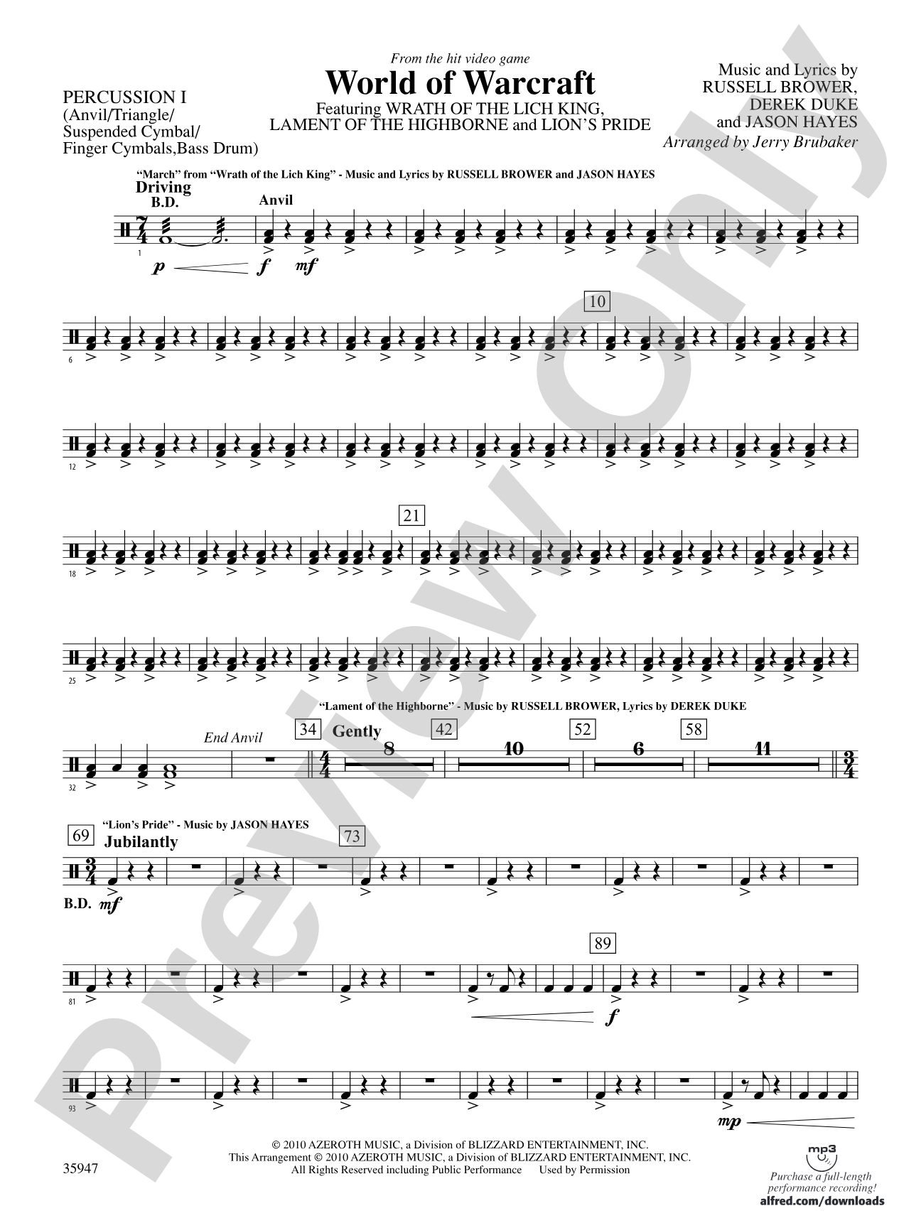 World of Warcraft: 1st Percussion