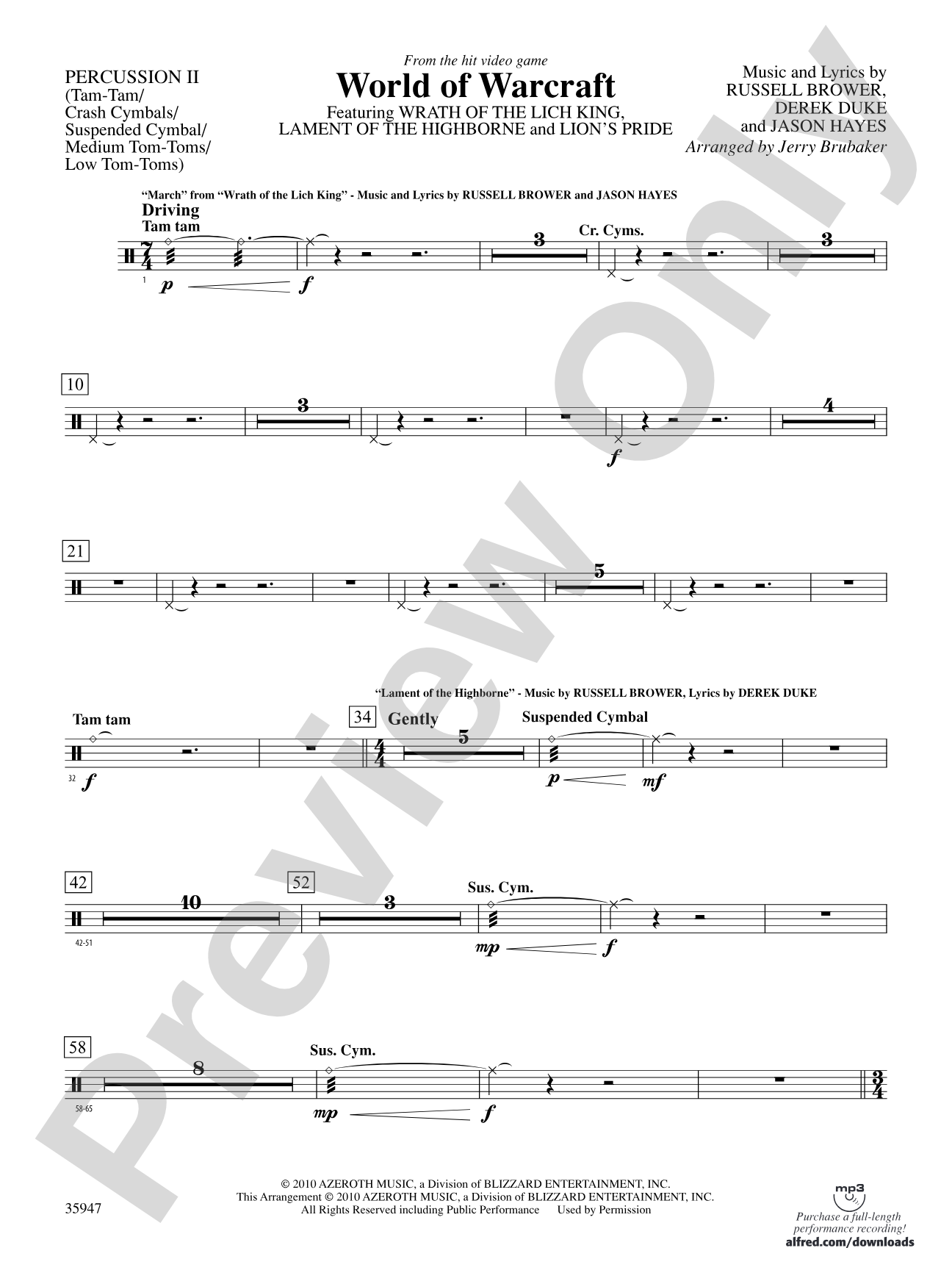 World of Warcraft: 2nd Percussion