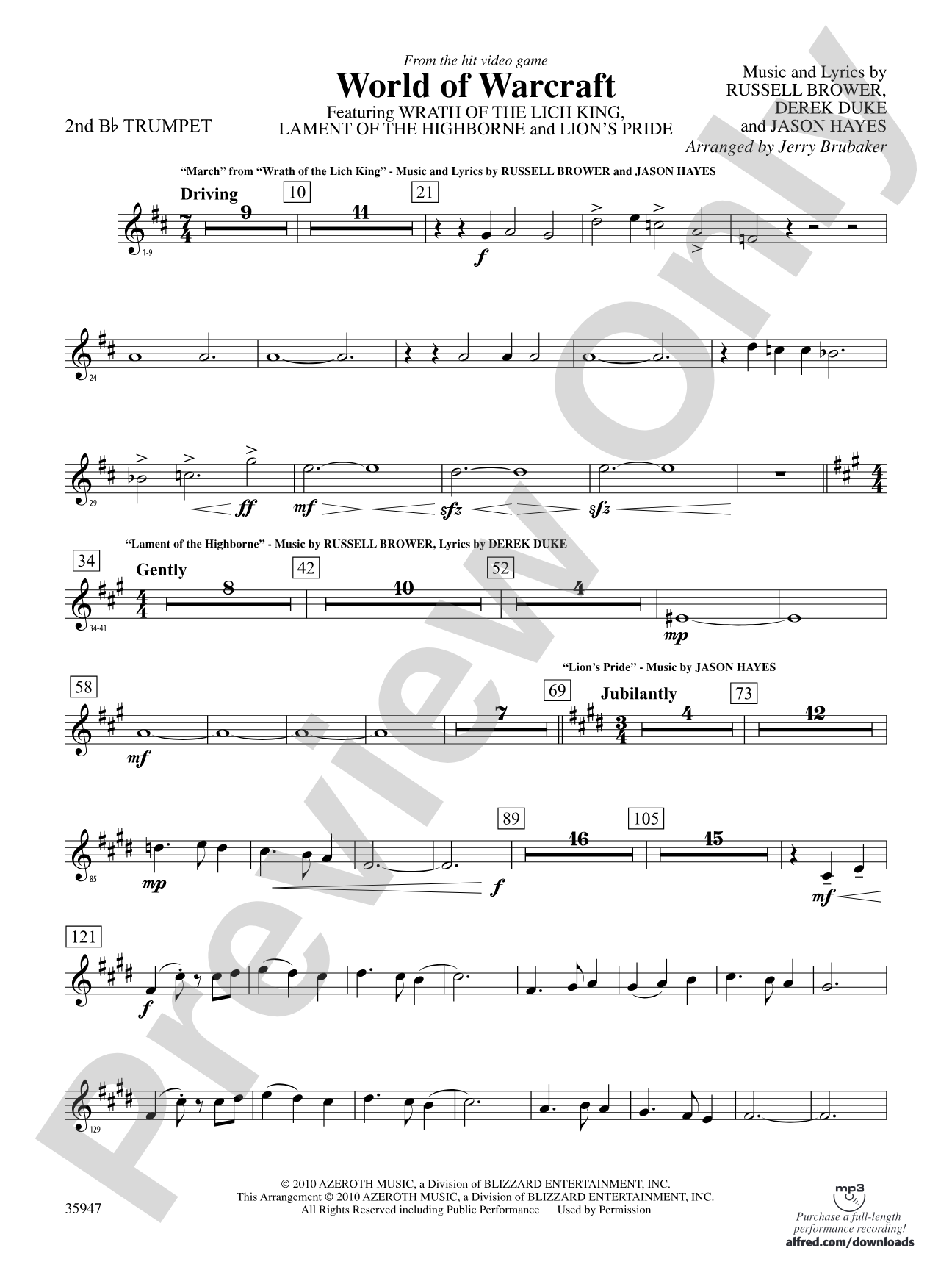 World of Warcraft: 2nd B-flat Trumpet