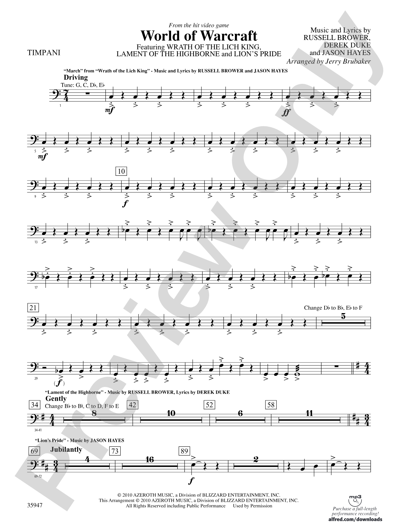 World of Warcraft: Timpani