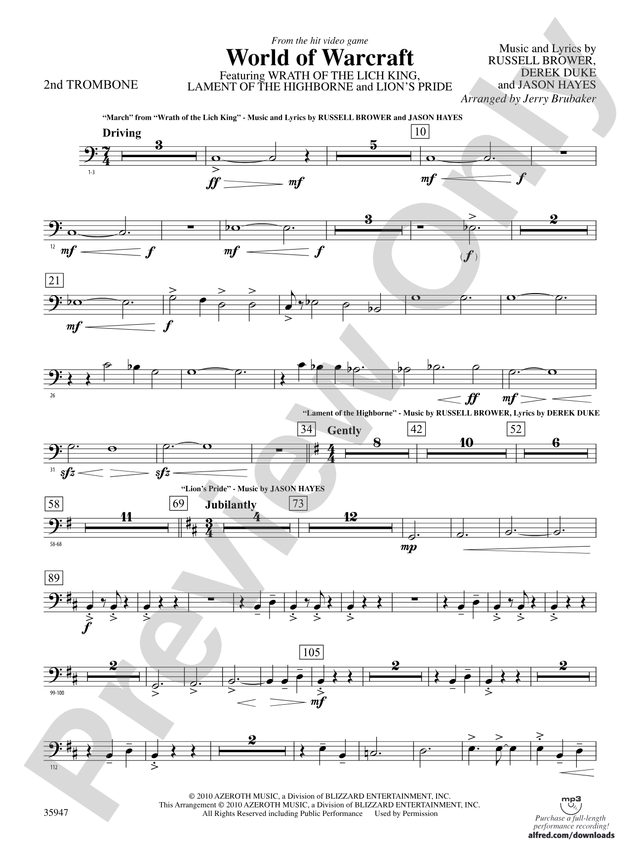 World of Warcraft: 2nd Trombone