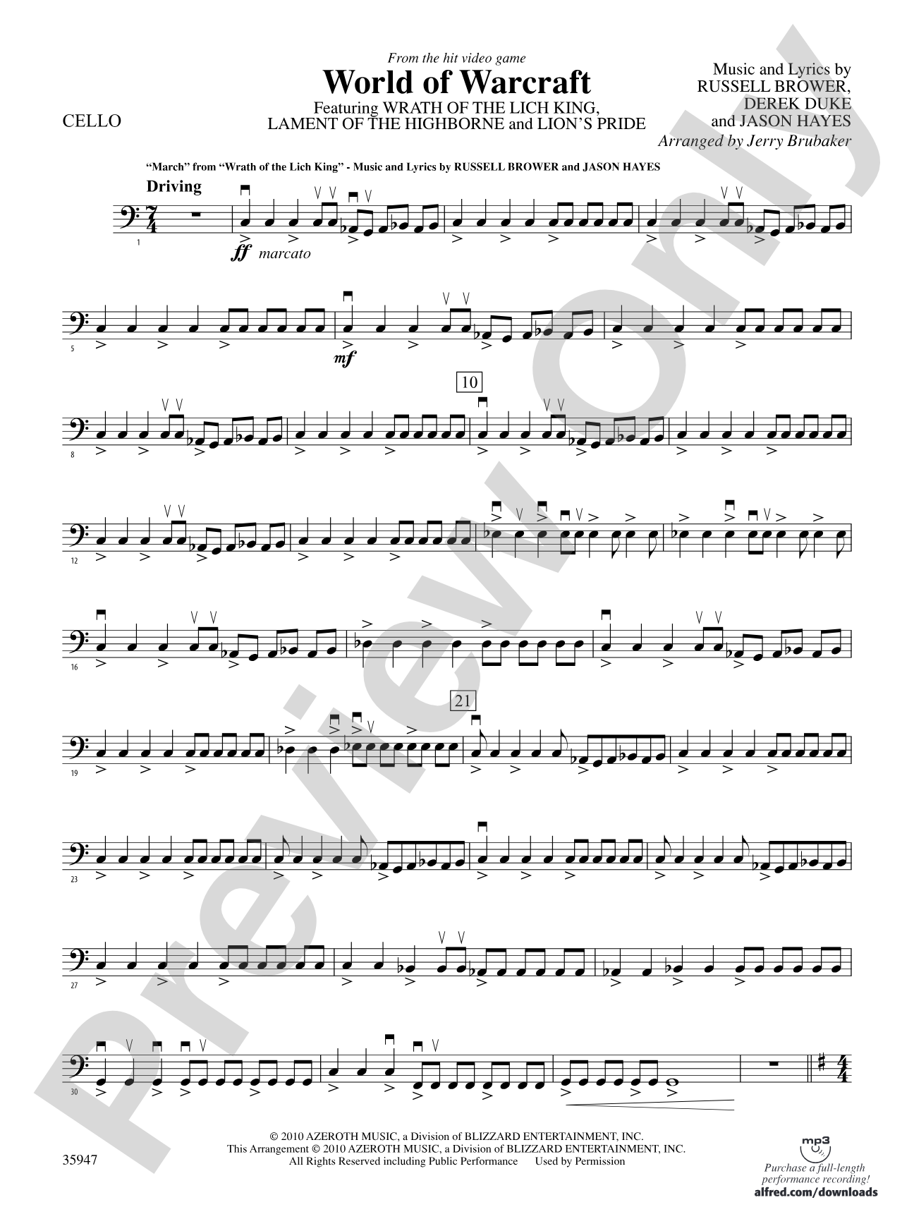 World of Warcraft: Cello