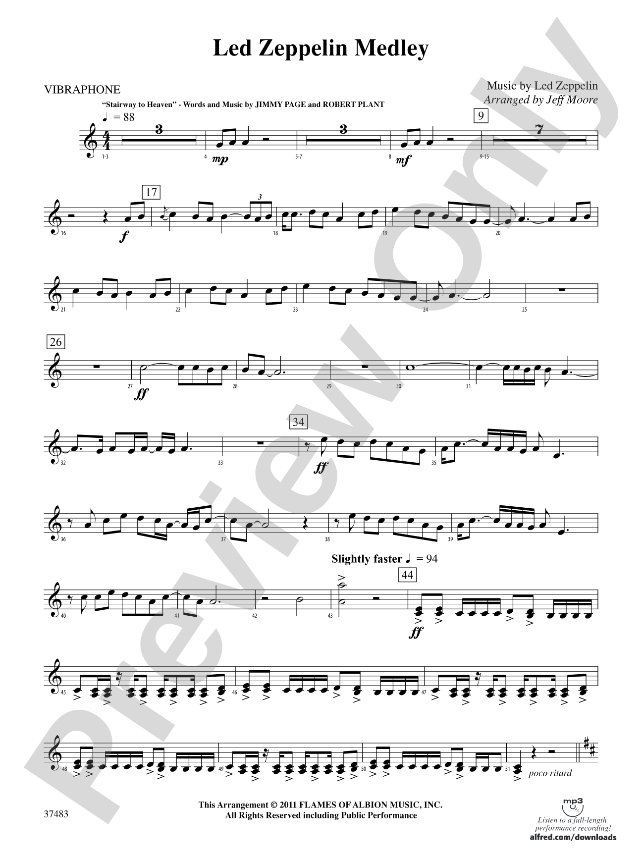 Led Zeppelin Medley: Vibraphone