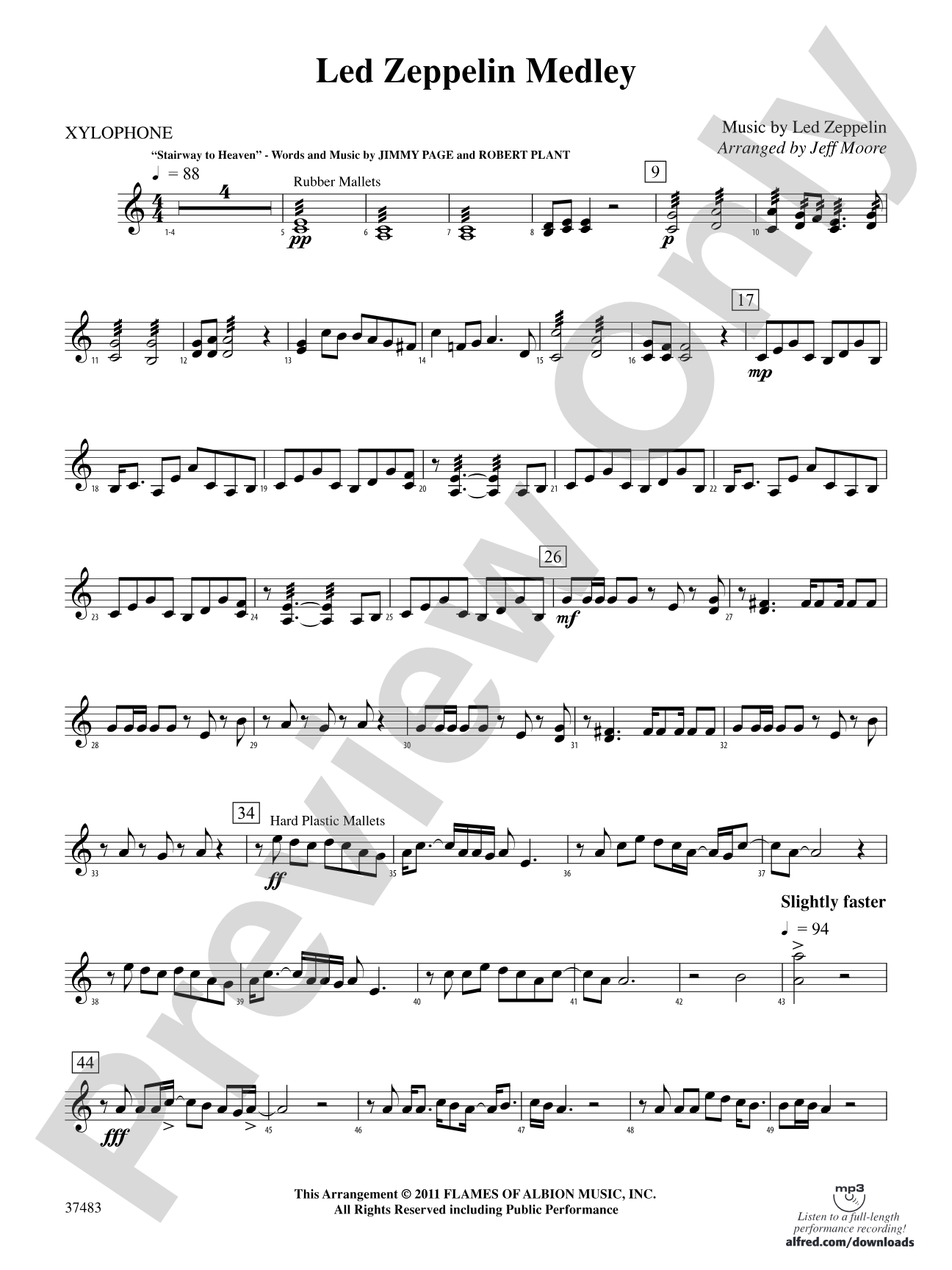 Led Zeppelin Medley: Xylophone