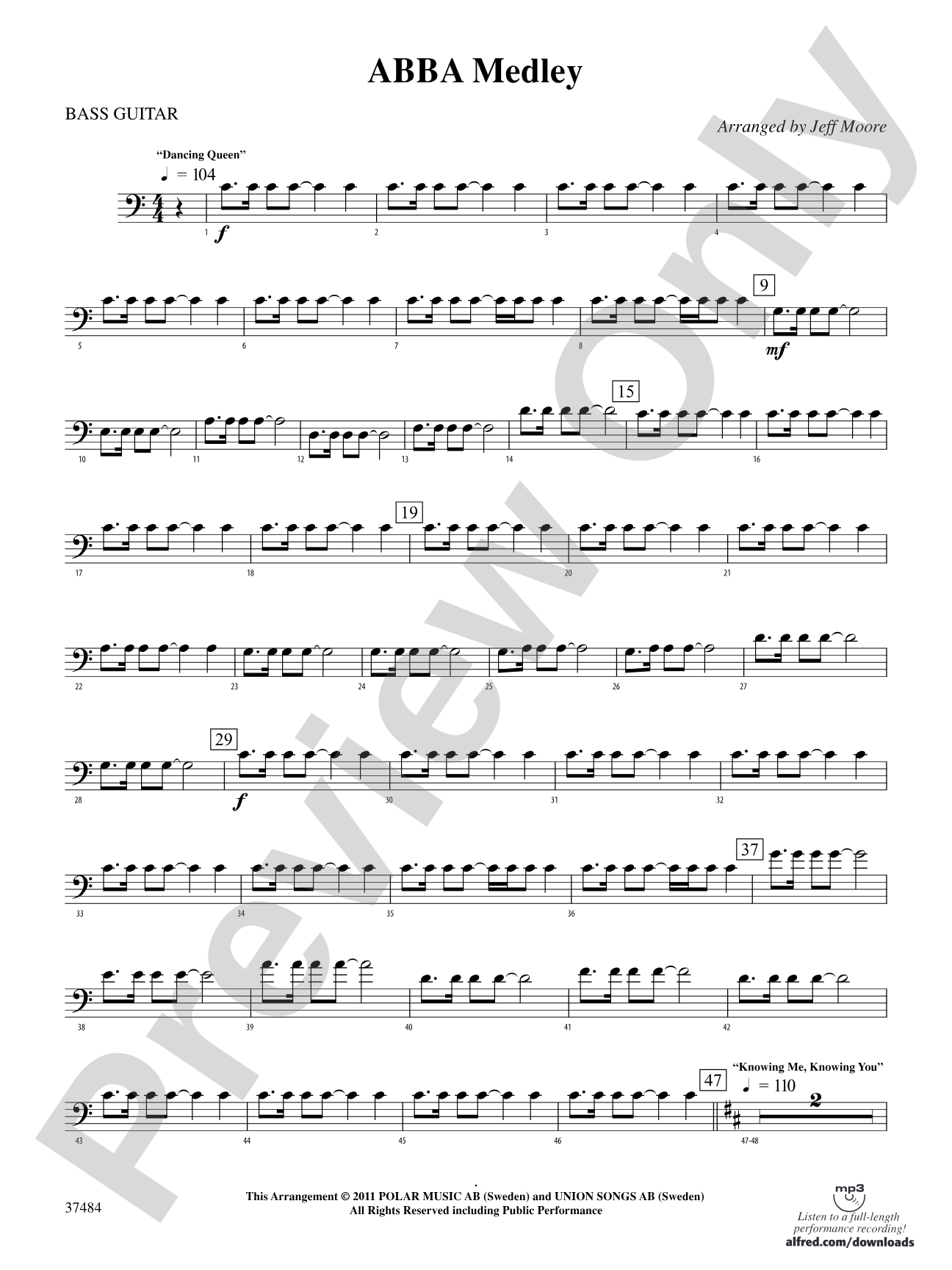 ABBA Medley: String Bass