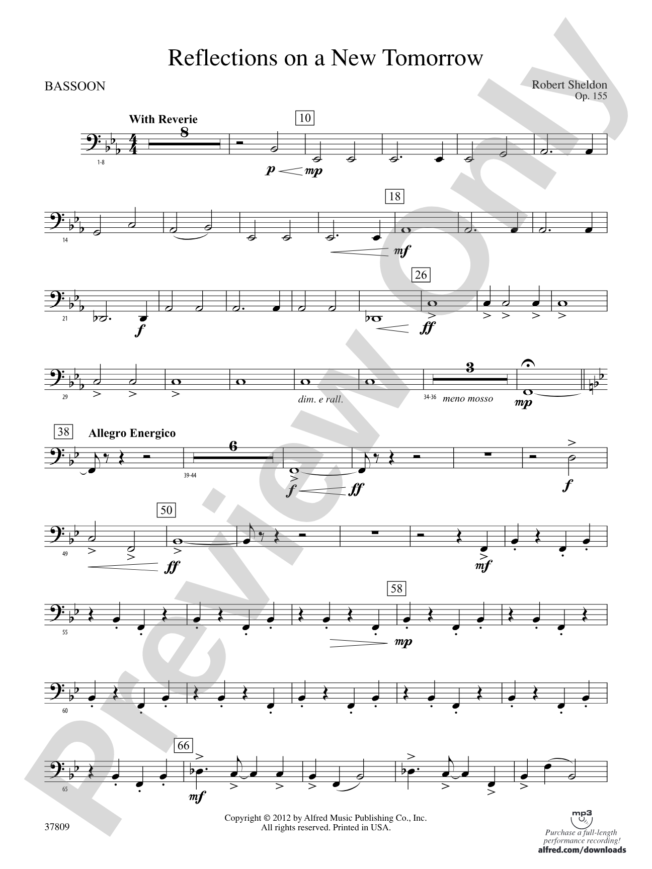 Reflections on a New Tomorrow: Bassoon