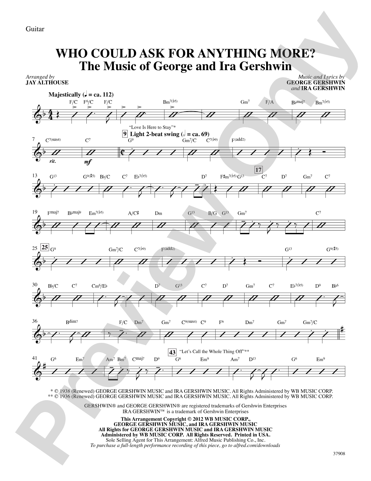 Who Could Ask for Anything More?: Guitar: Choral SoundPax
