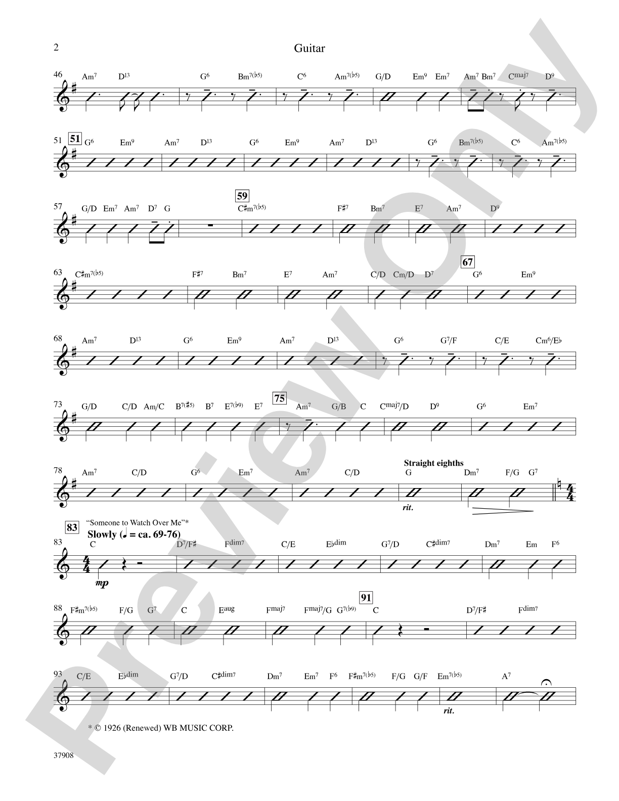 Who Could Ask for Anything More?: Guitar: Choral SoundPax