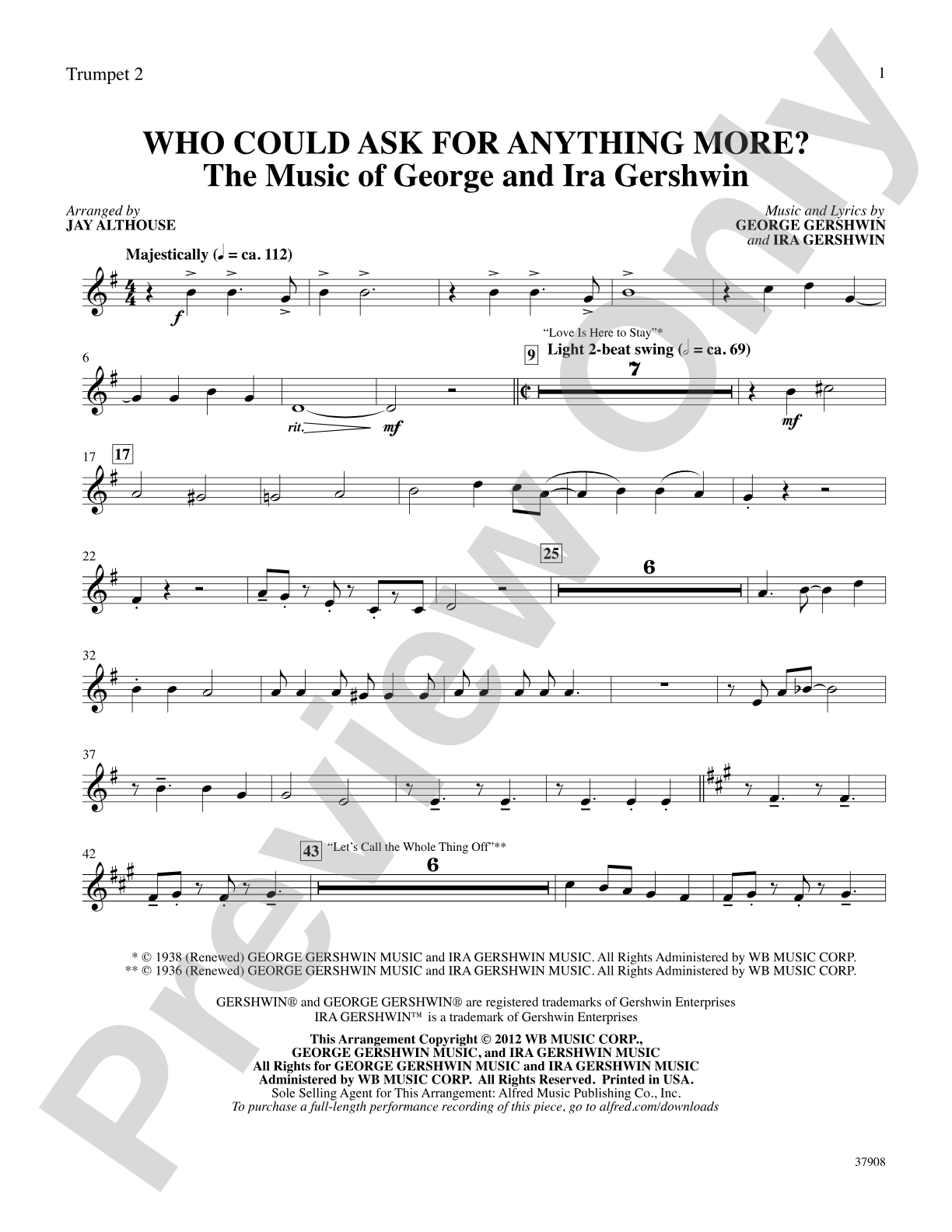 Who Could Ask for Anything More?: 2nd B-flat Trumpet: Choral SoundPax