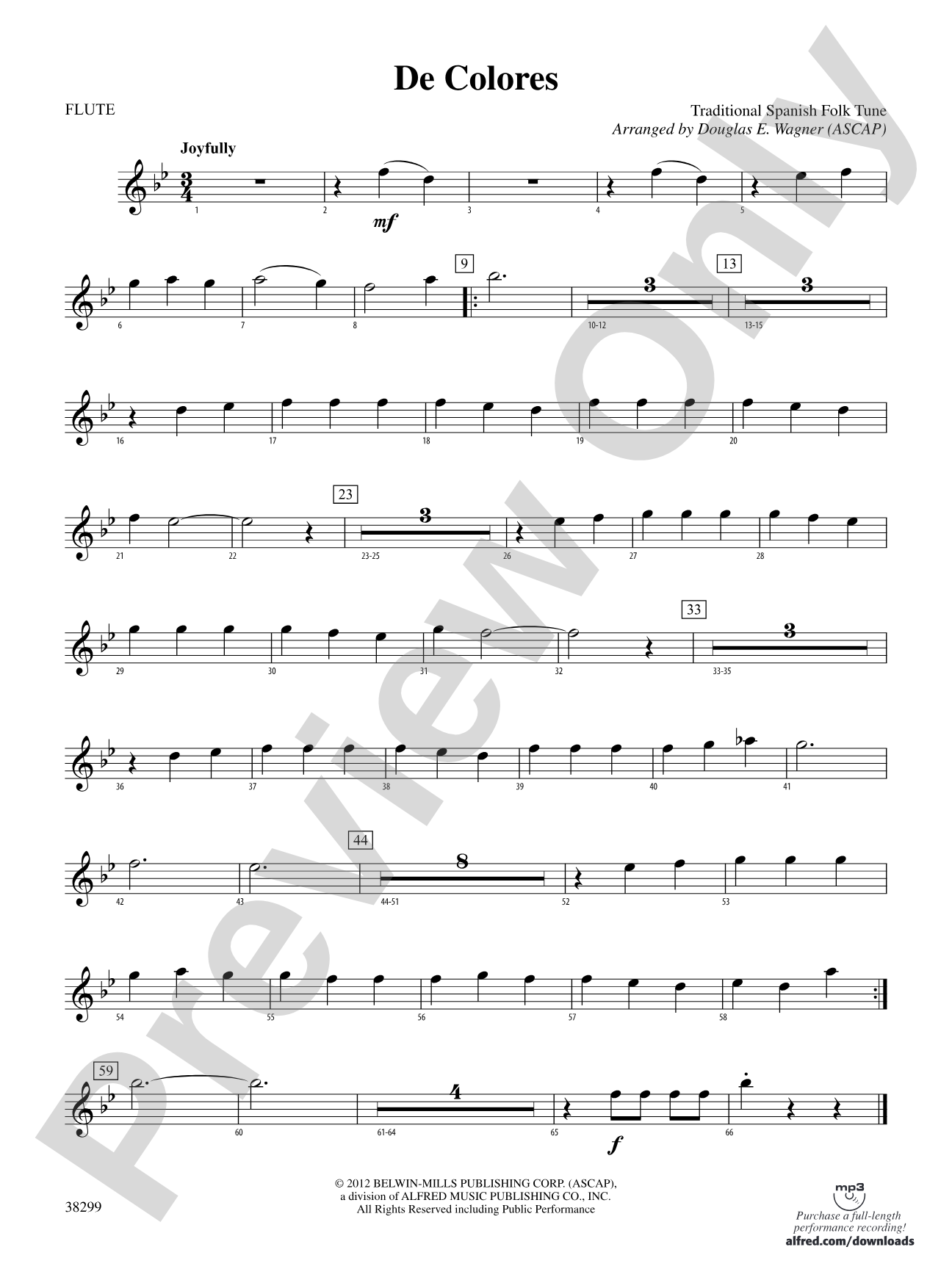 De Colores: Flute
