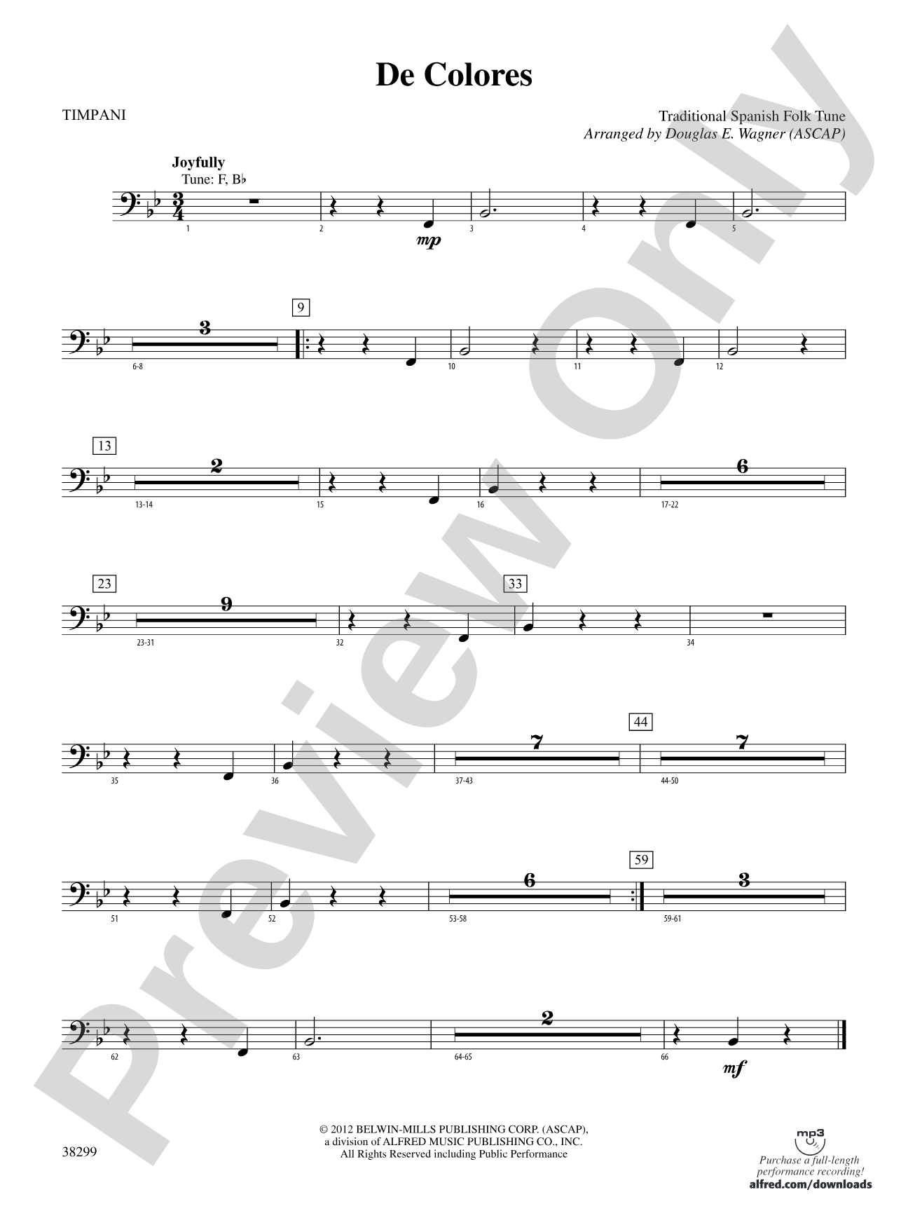 De Colores: Timpani