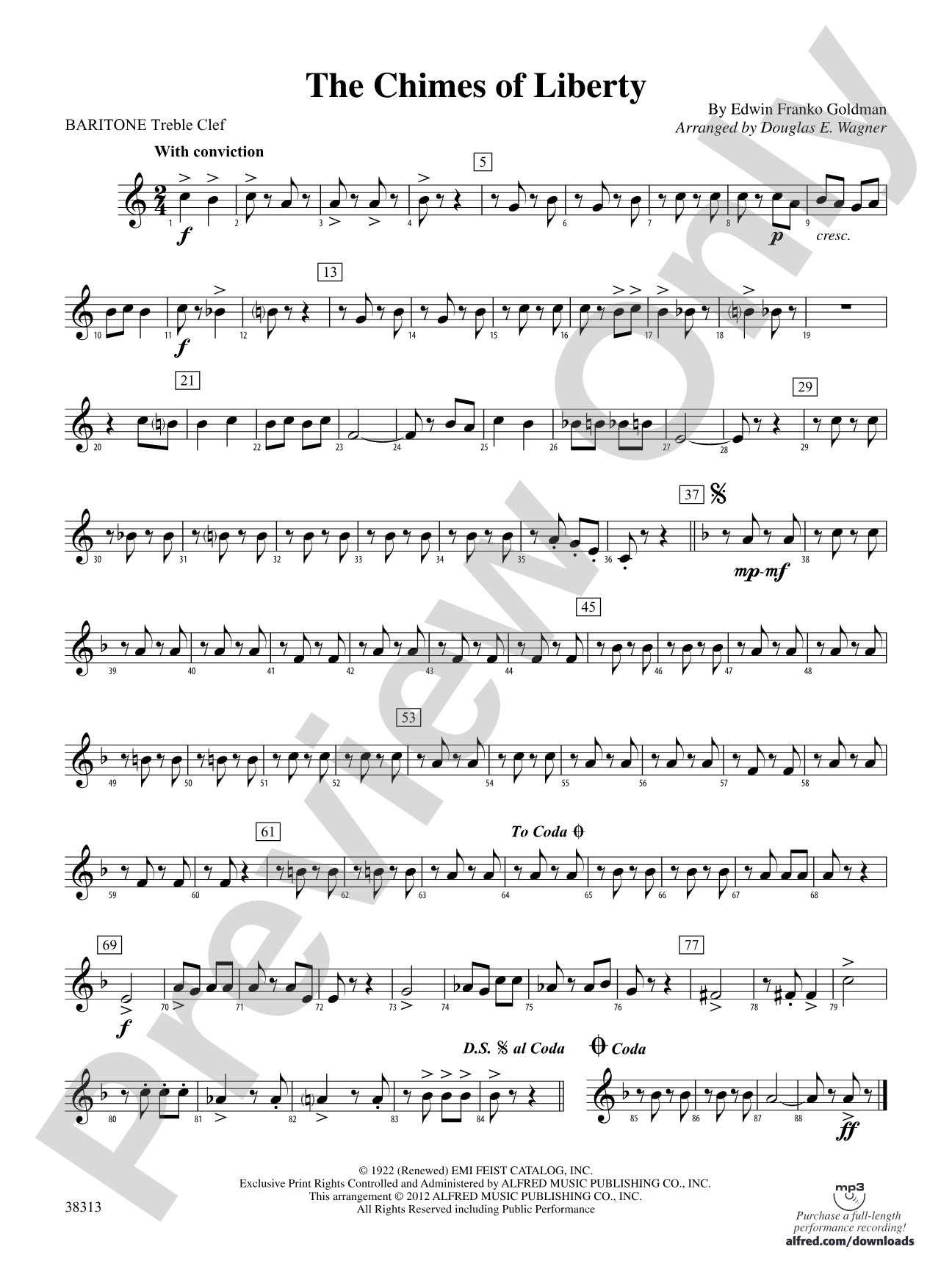 The Chimes of Liberty: Baritone T.C.