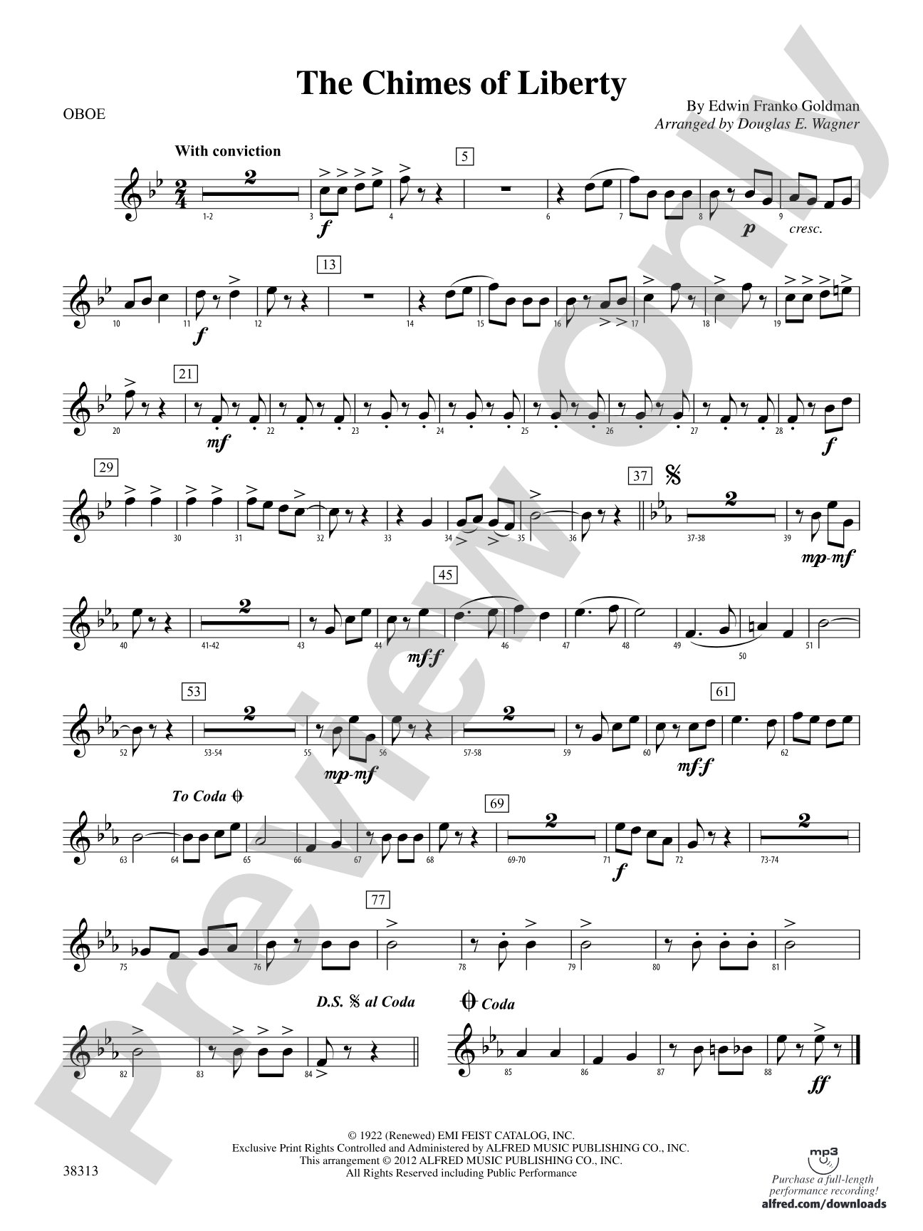 The Chimes of Liberty: Oboe