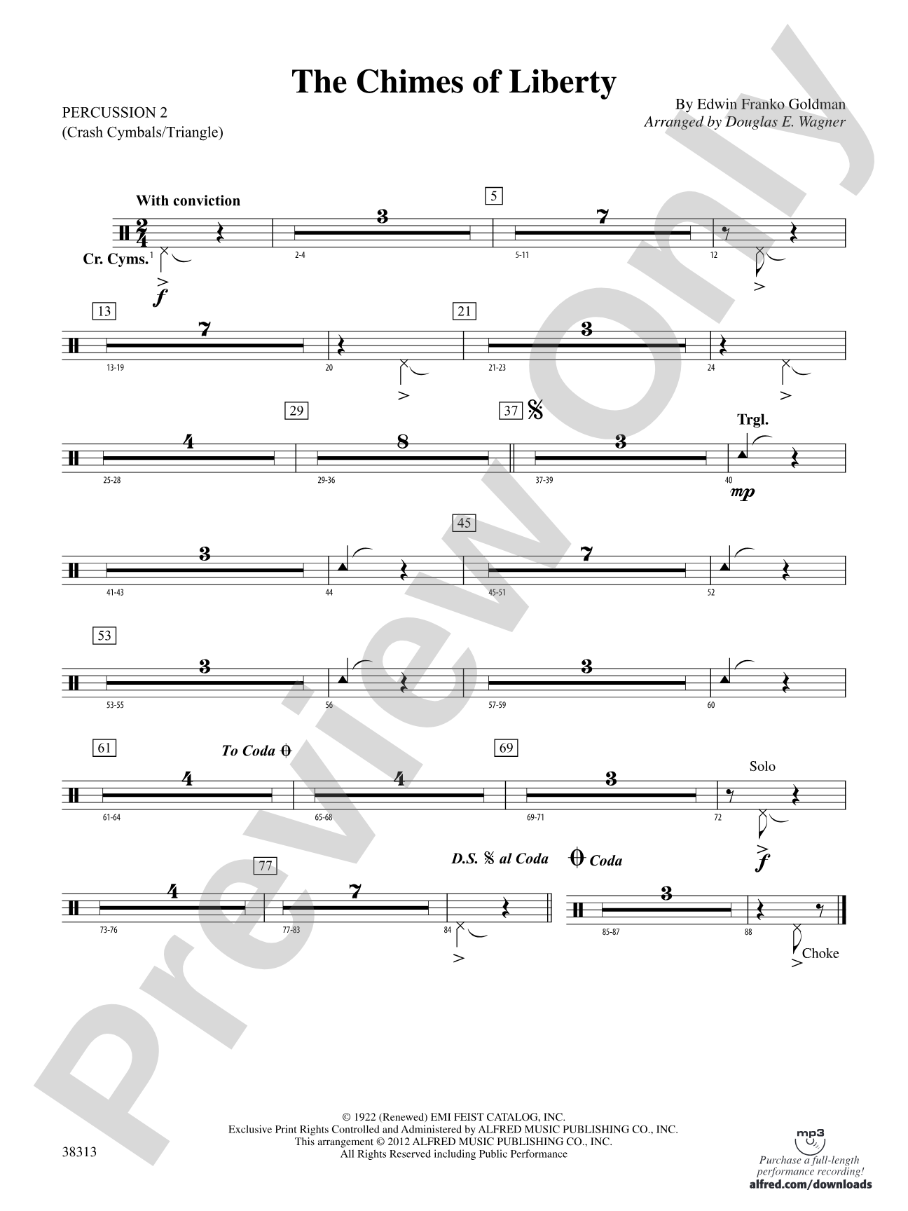 The Chimes of Liberty: 2nd Percussion