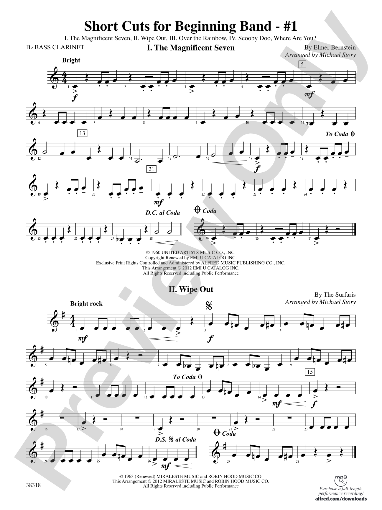 Short Cuts for Beginning Band -- #1: B-flat Bass Clarinet