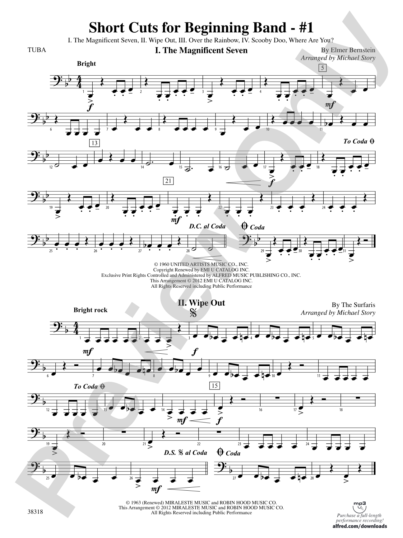 Short Cuts for Beginning Band -- #1: Tuba