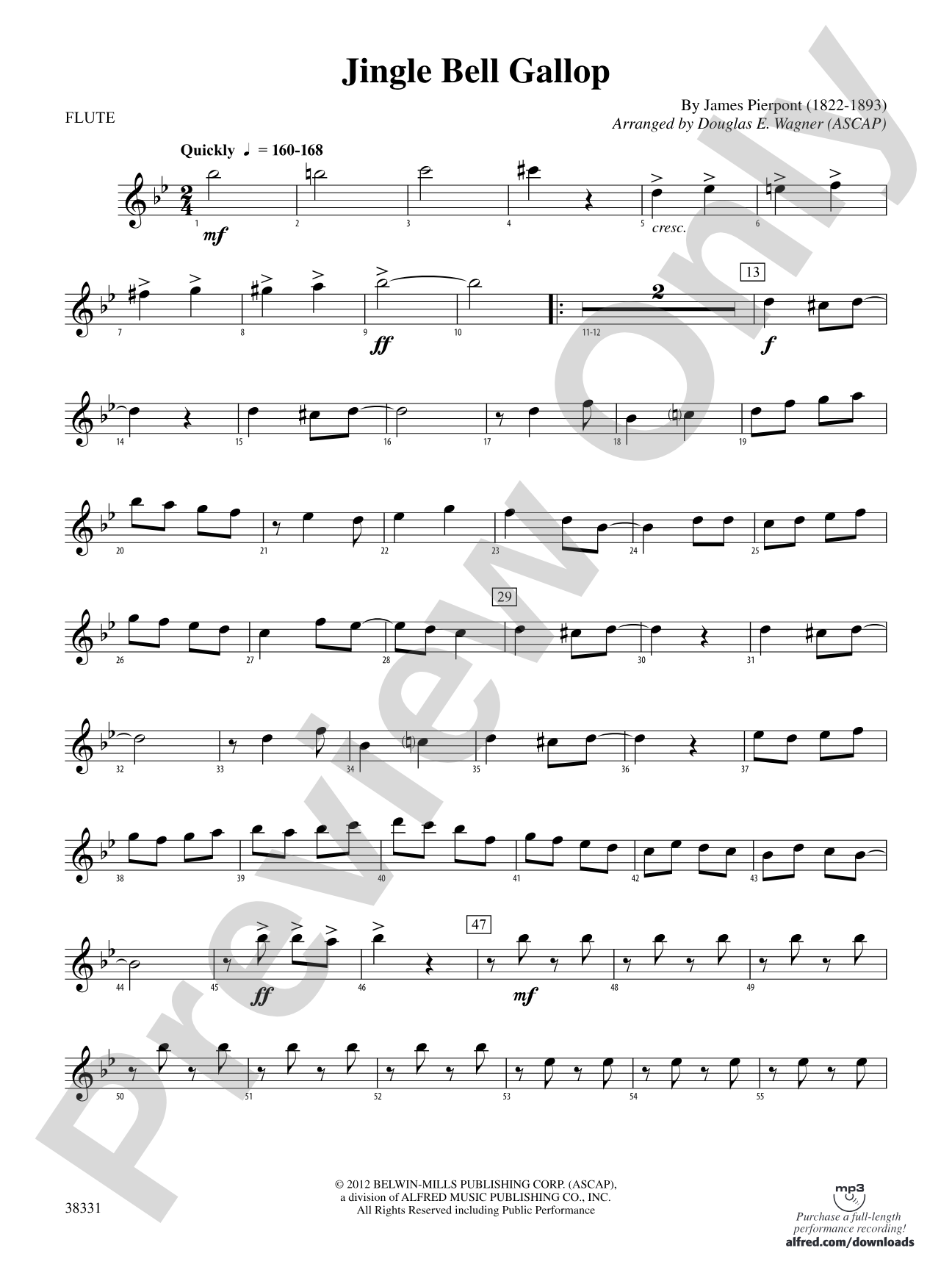 Jingle Bell Gallop: Flute