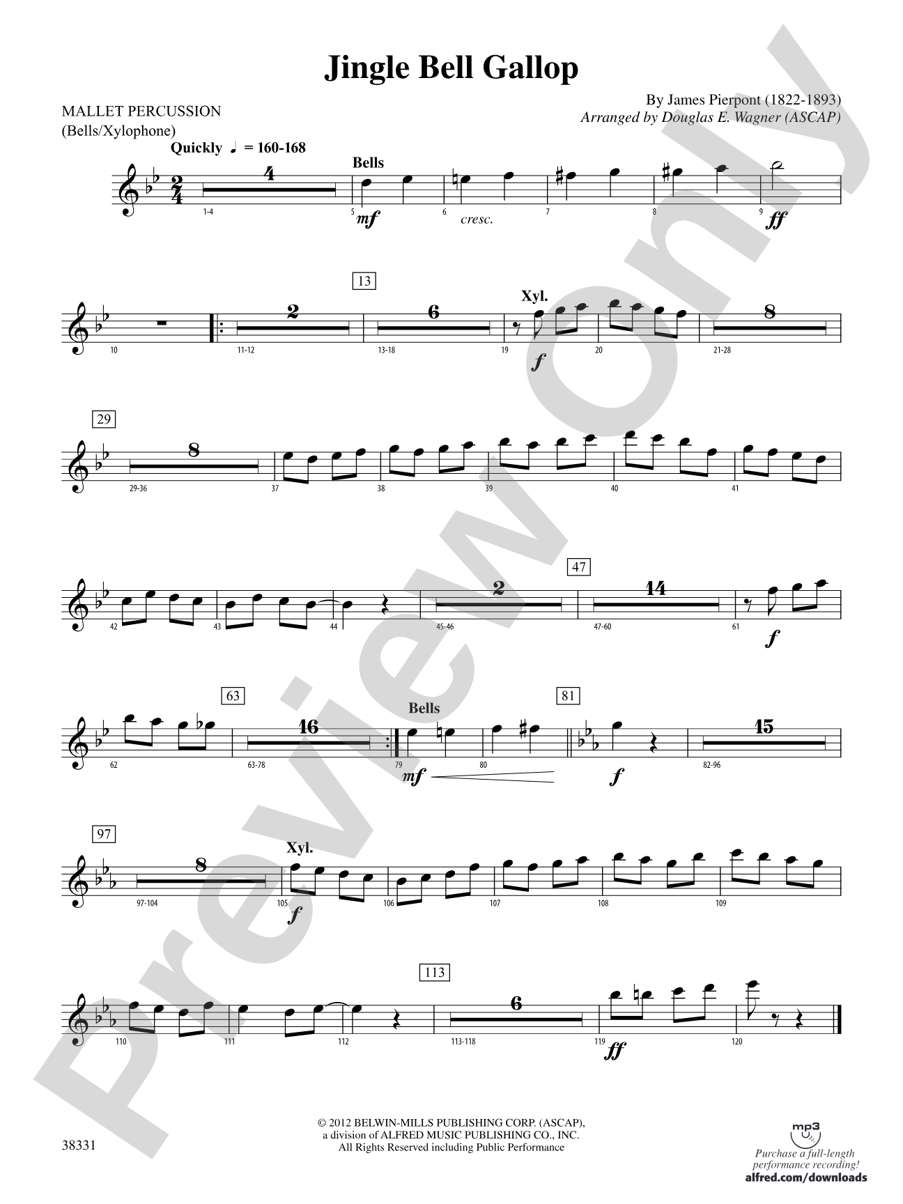Jingle Bell Gallop: Mallets