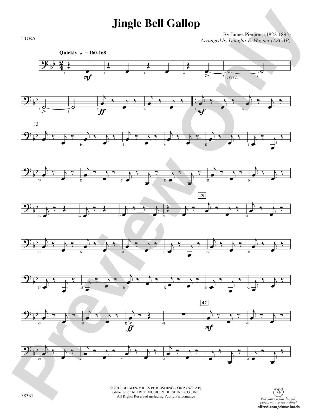 Jingle Bell Gallop: Tuba